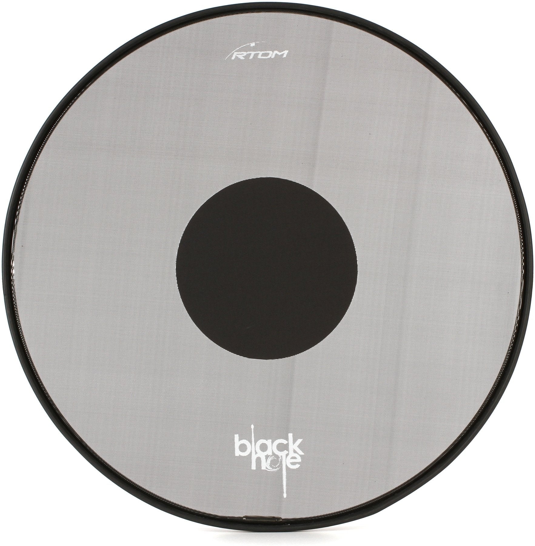 12″ Rtom Black Hole Practice Pad Snap-On Tuneable Mesh Head