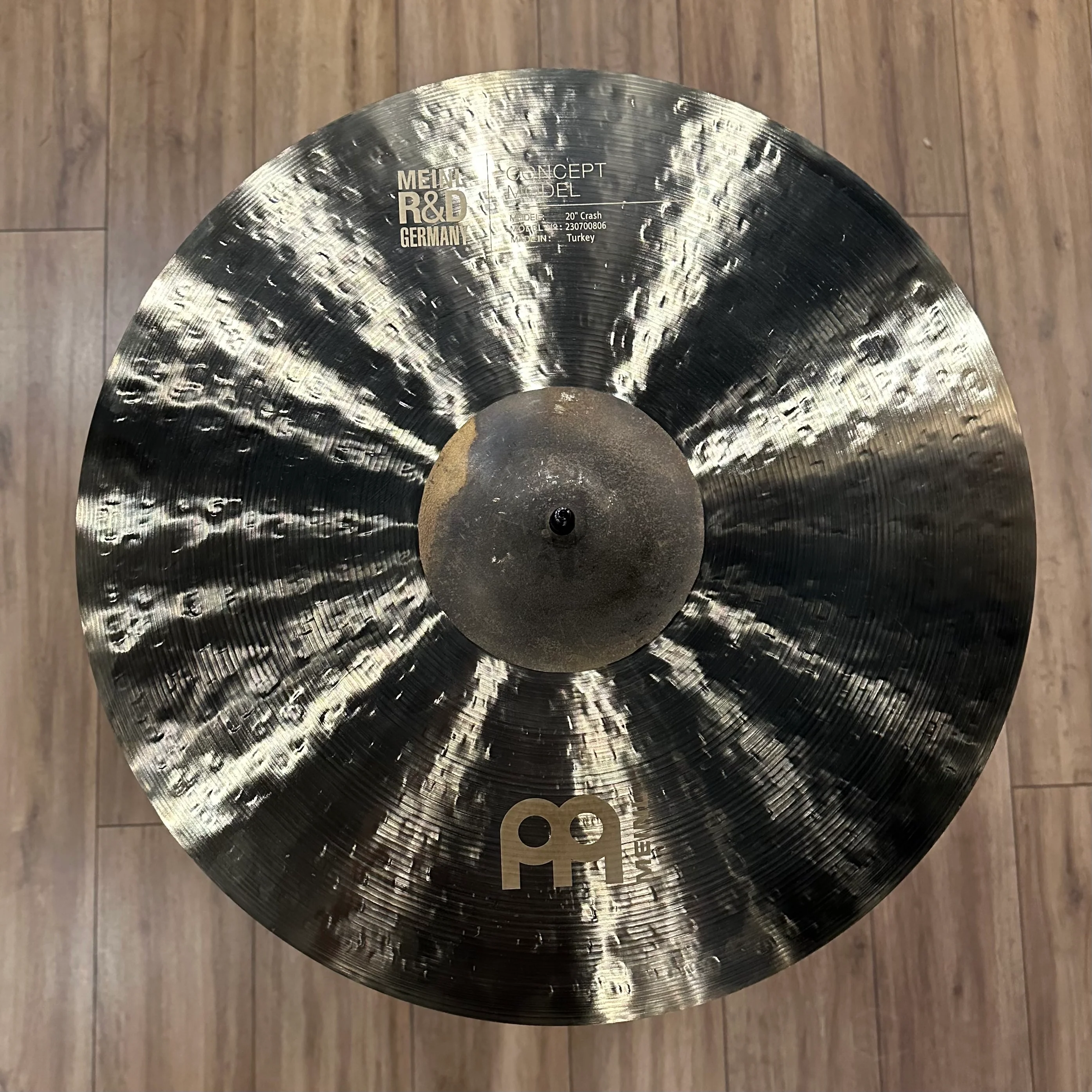 20" Meinl Byzance R&D Model Traditional Crash Cymbal