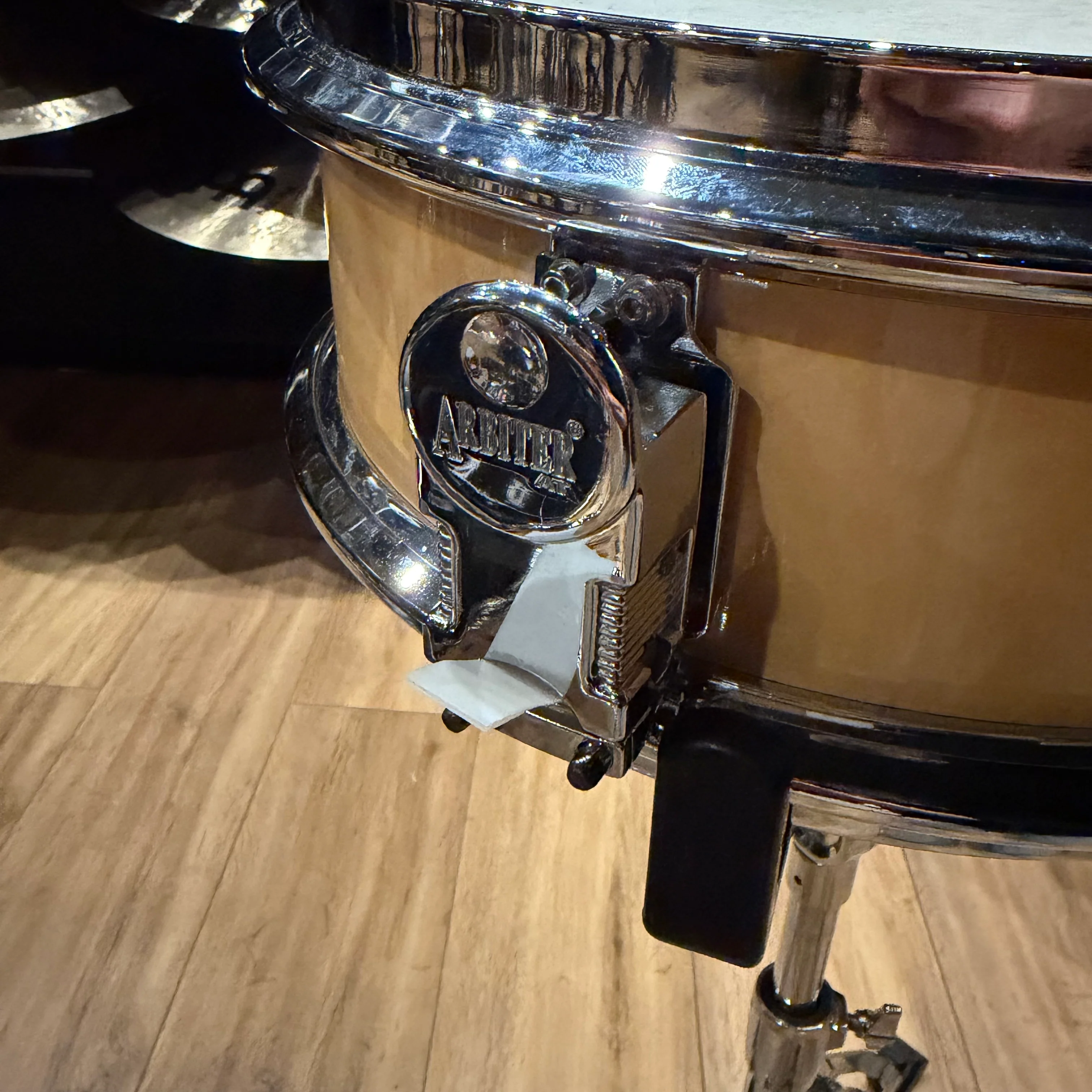 Arbiter AT Advanced Tuning 14" Maple Snare Drum #1284 - Image 3