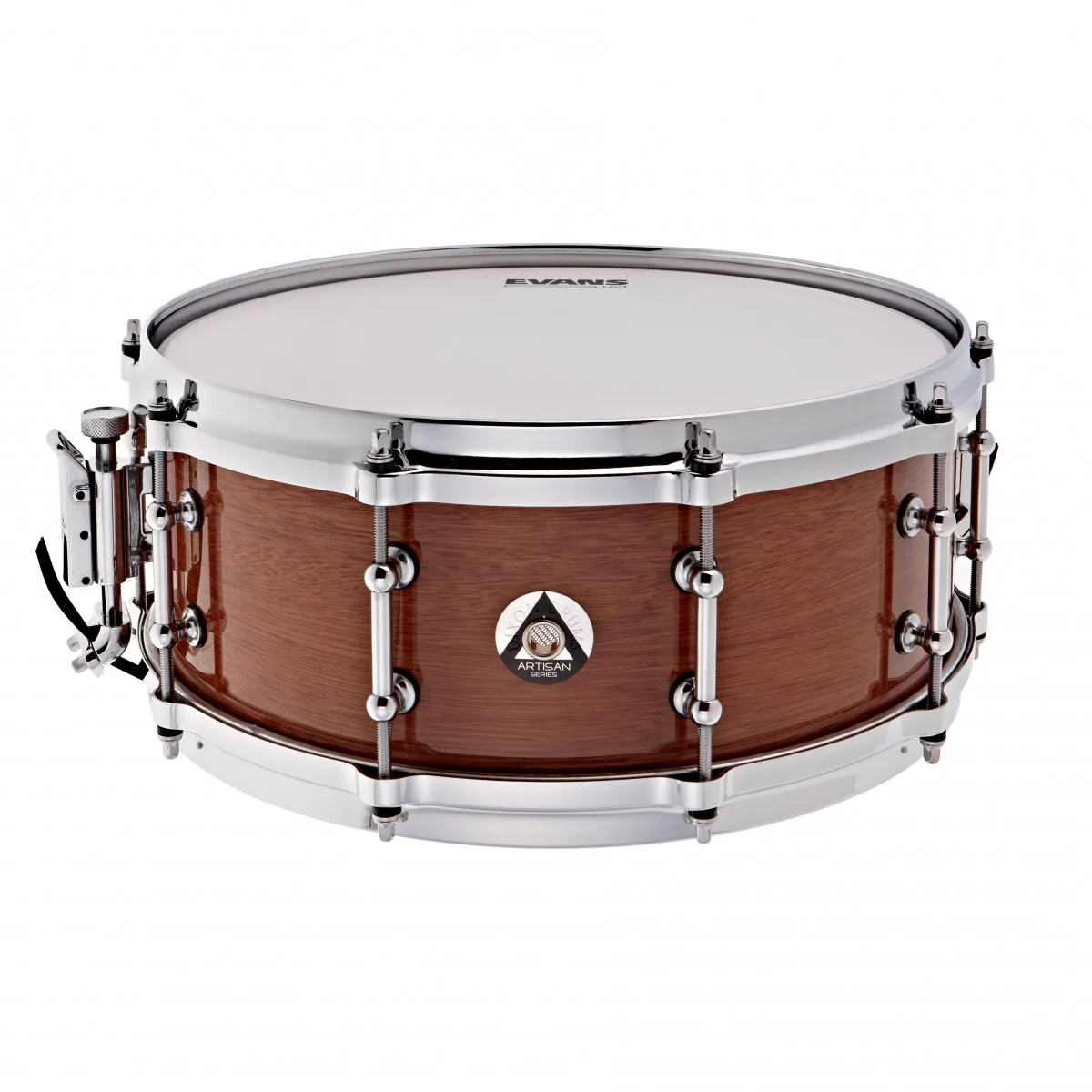 Artisan 14x5.5 Snare Chris Brady Australian Rose Gum Gloss Natural - Image 2