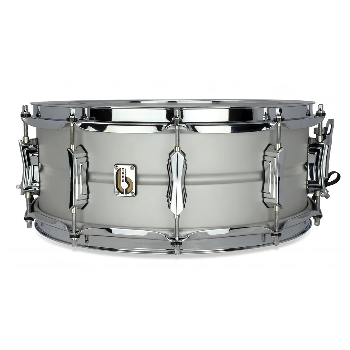 British Drum Company Aviator Aluminium Snare Drum 14"x5.5" - Image 3