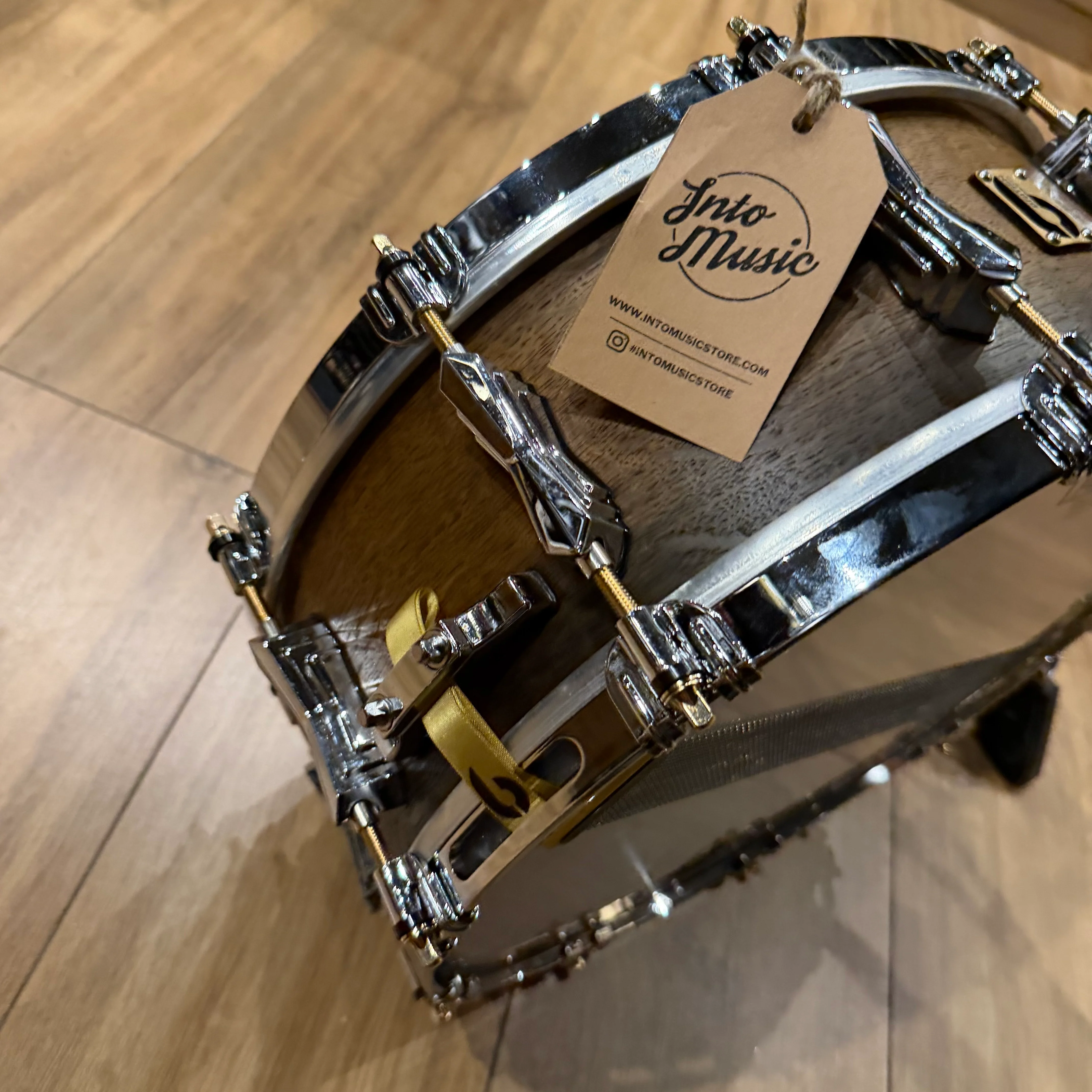 British Drum Company 'The Duke' Bog Oak 14" Limited Edition Snare Drum - Image 8