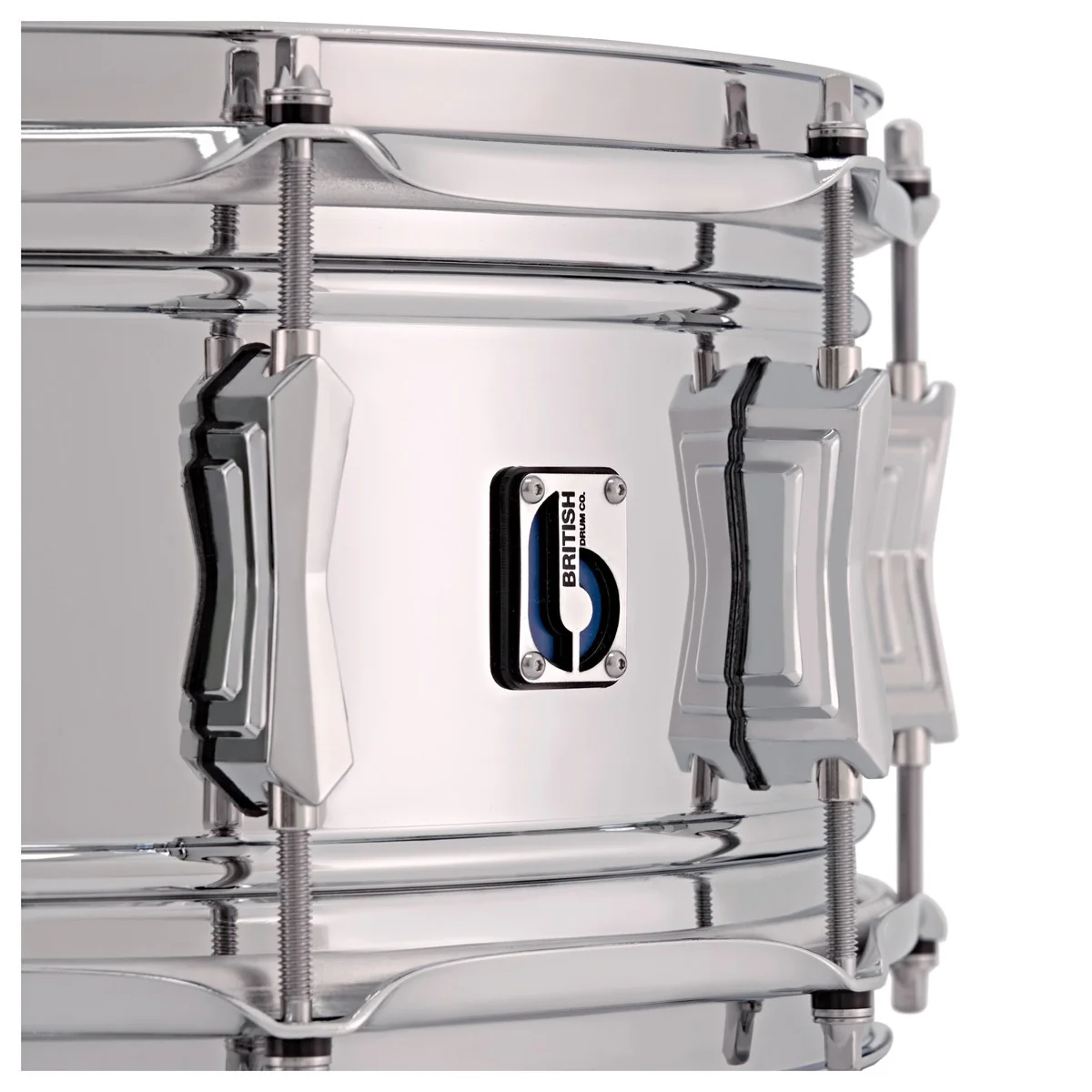 British Drum Company Bluebird Brass Snare Drum 14"x6” - Image 3