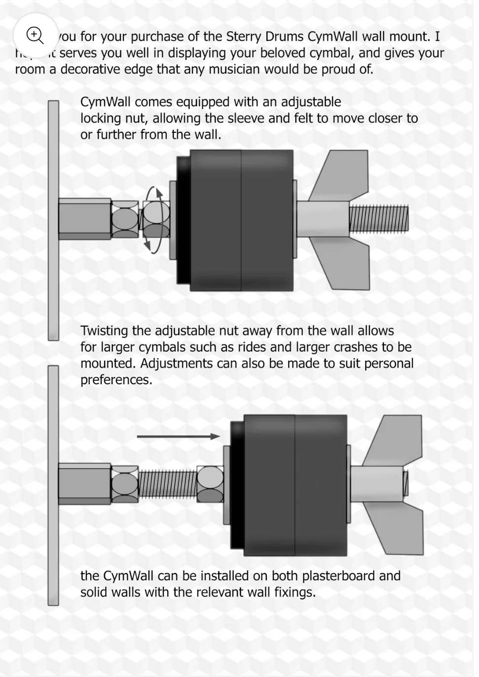 CymWall - Cymbal Wall Mount Cymbal Display - Image 3