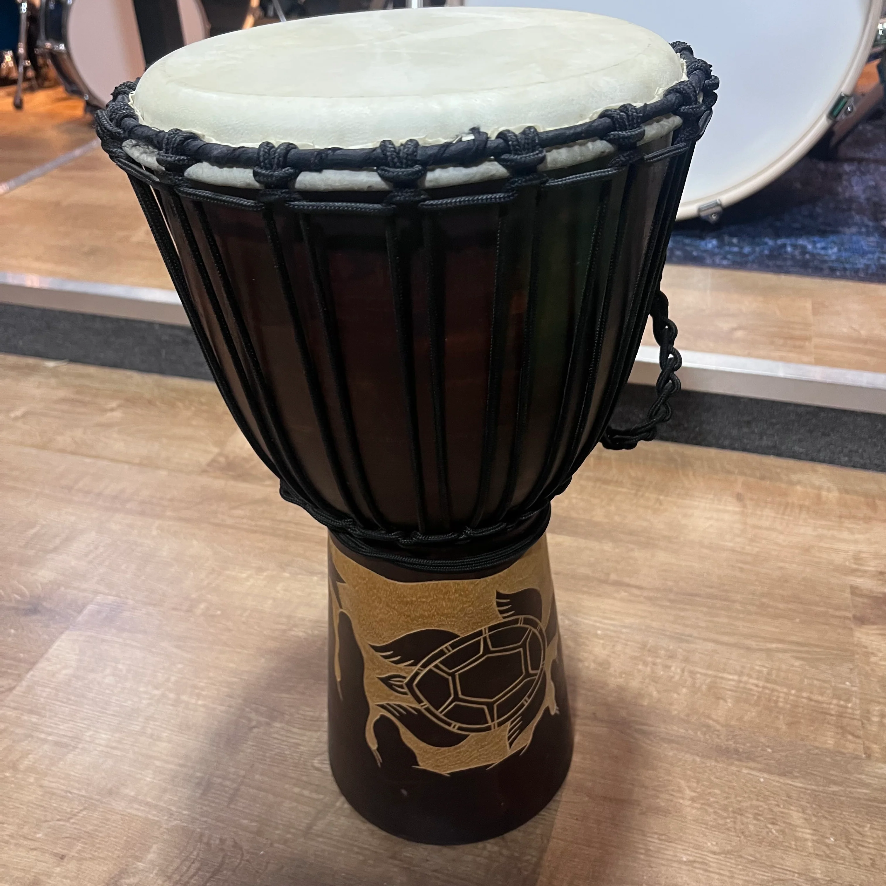 Djembe Drum With Carry Bag #1246 - Image 4