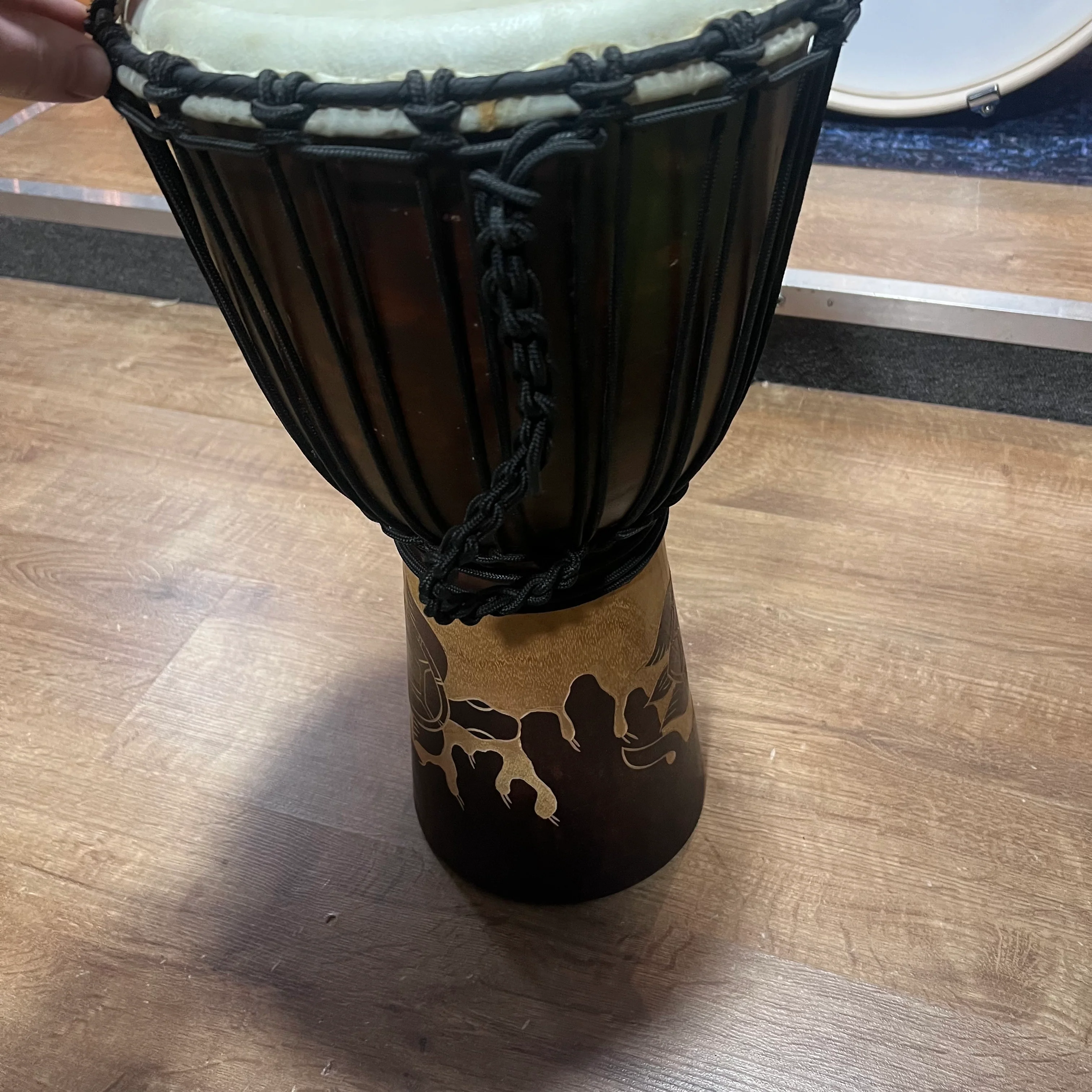 Djembe Drum With Carry Bag #1246 - Image 6