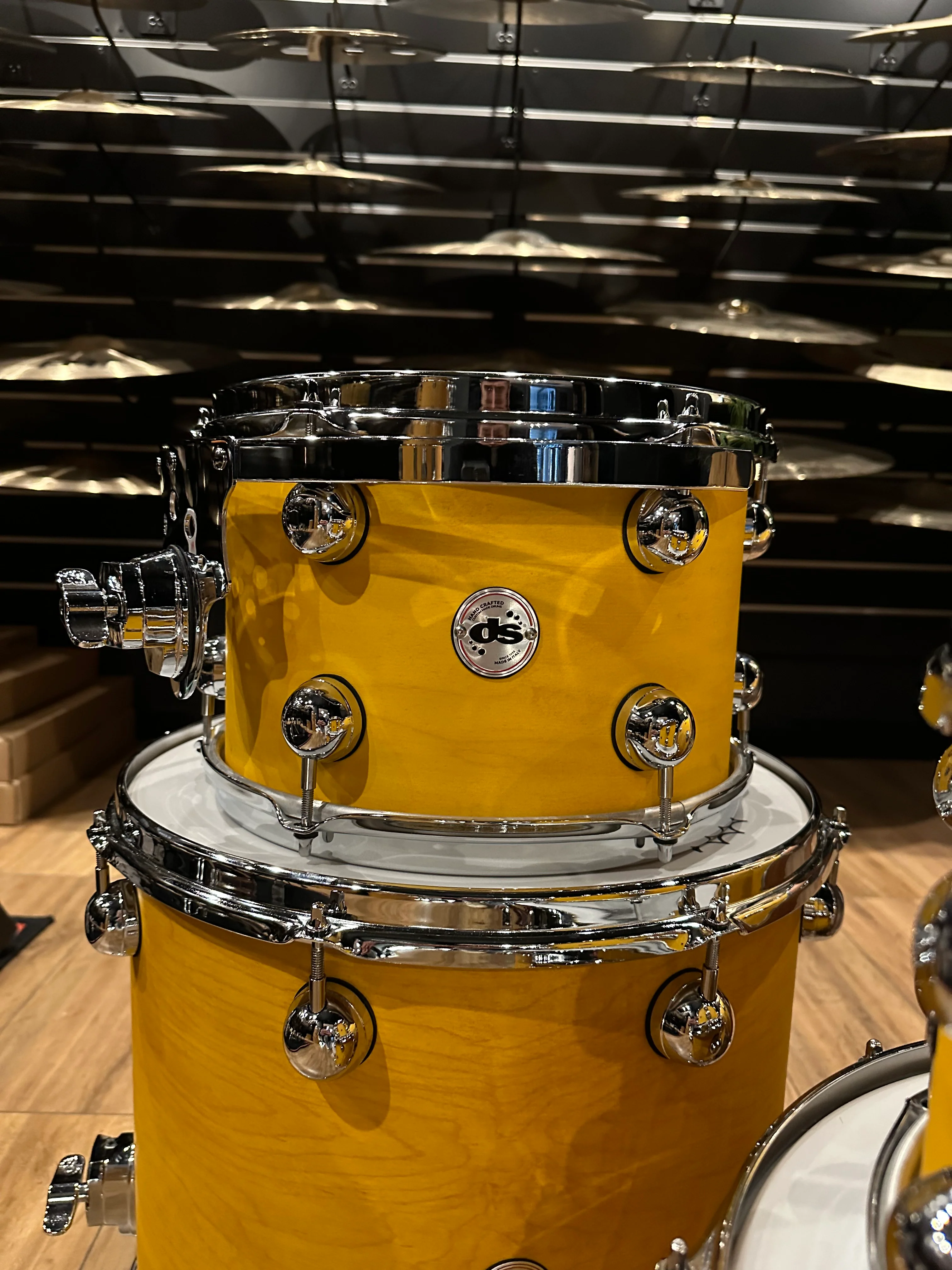 DS Hand Crafted Maple/Mahog Drum Kit Shell Pack - Image 10