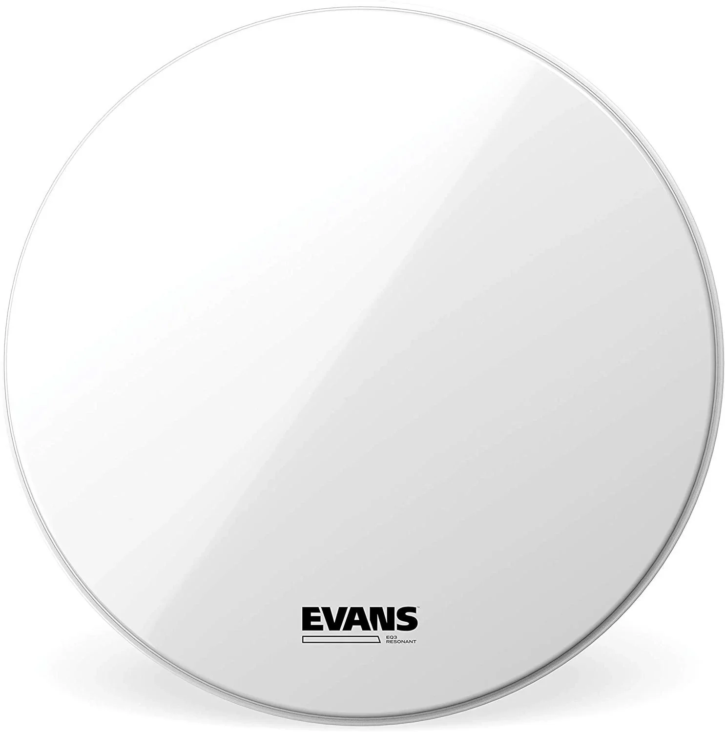 Evans EQ3 Reso Smooth White Bass Drum Head | 22"