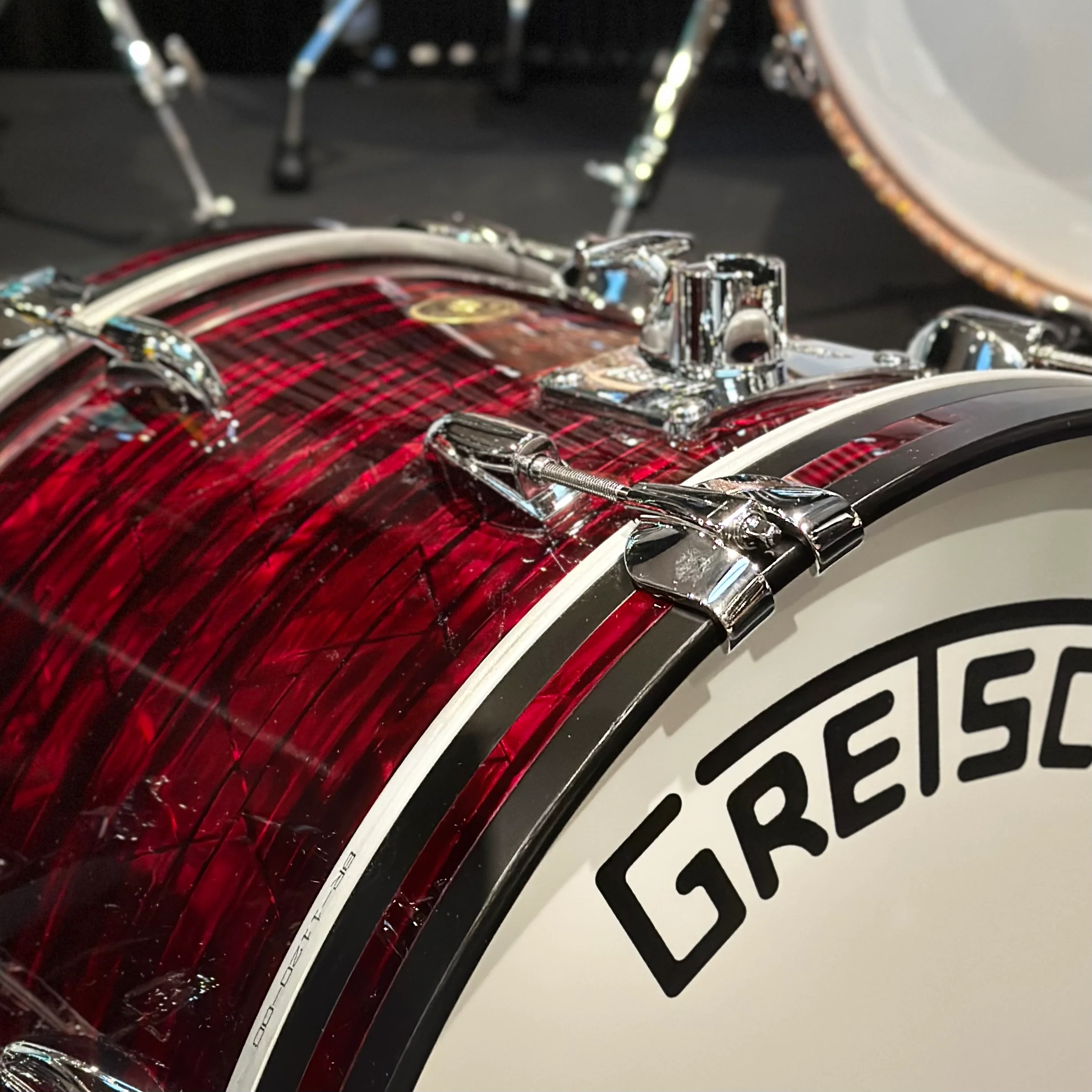 Gretsch Broadkaster 20" Drum Kit Ruby Red Pearl - Image 4