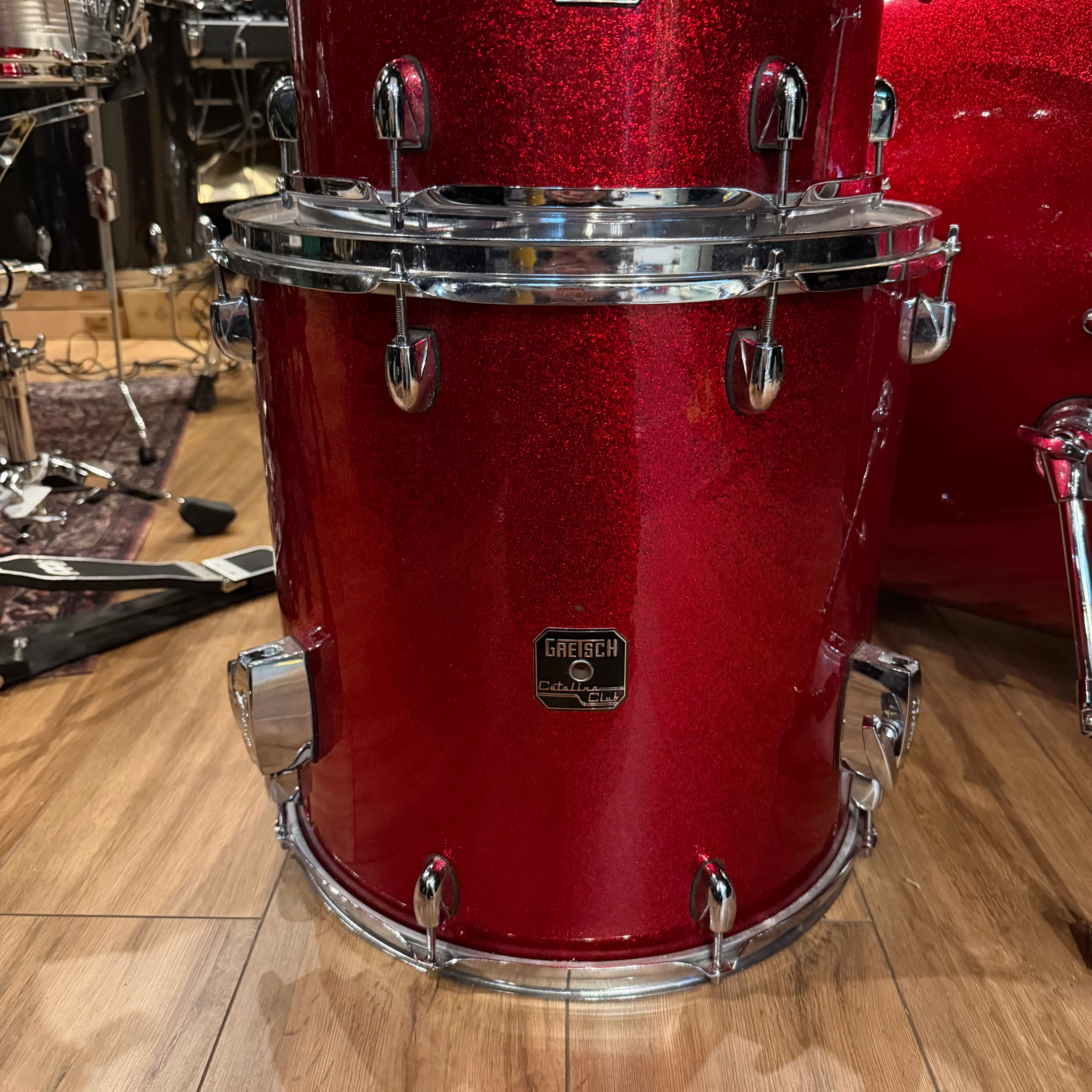 Gretsch Catalina Club 24" Red Sparkle Drum Kit #1319 - Image 3