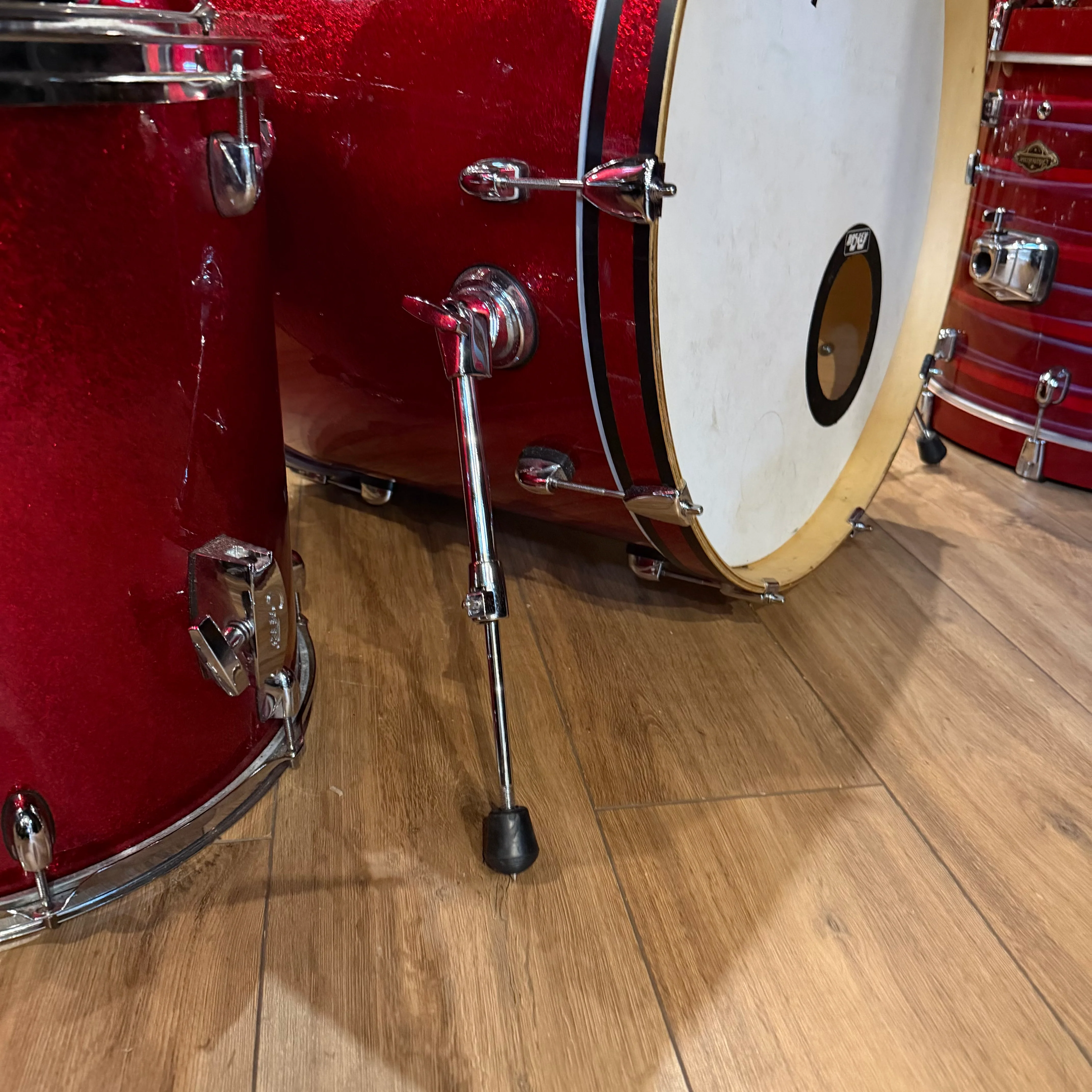 Gretsch Catalina Club 24" Red Sparkle Drum Kit #1319 - Image 4