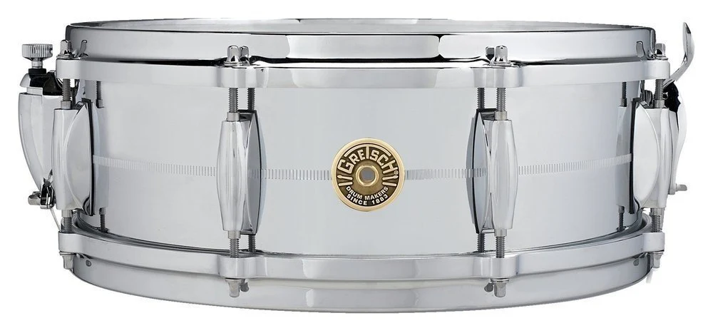 Gretsch USA Snare Drum Chrome Over Brass 14x5"