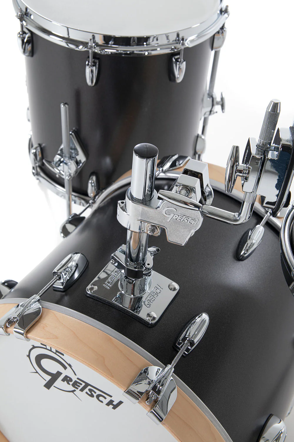 Gretsch USA Brooklyn 18" Jazz Bop Kit - Satin Black Metallic - Image 2