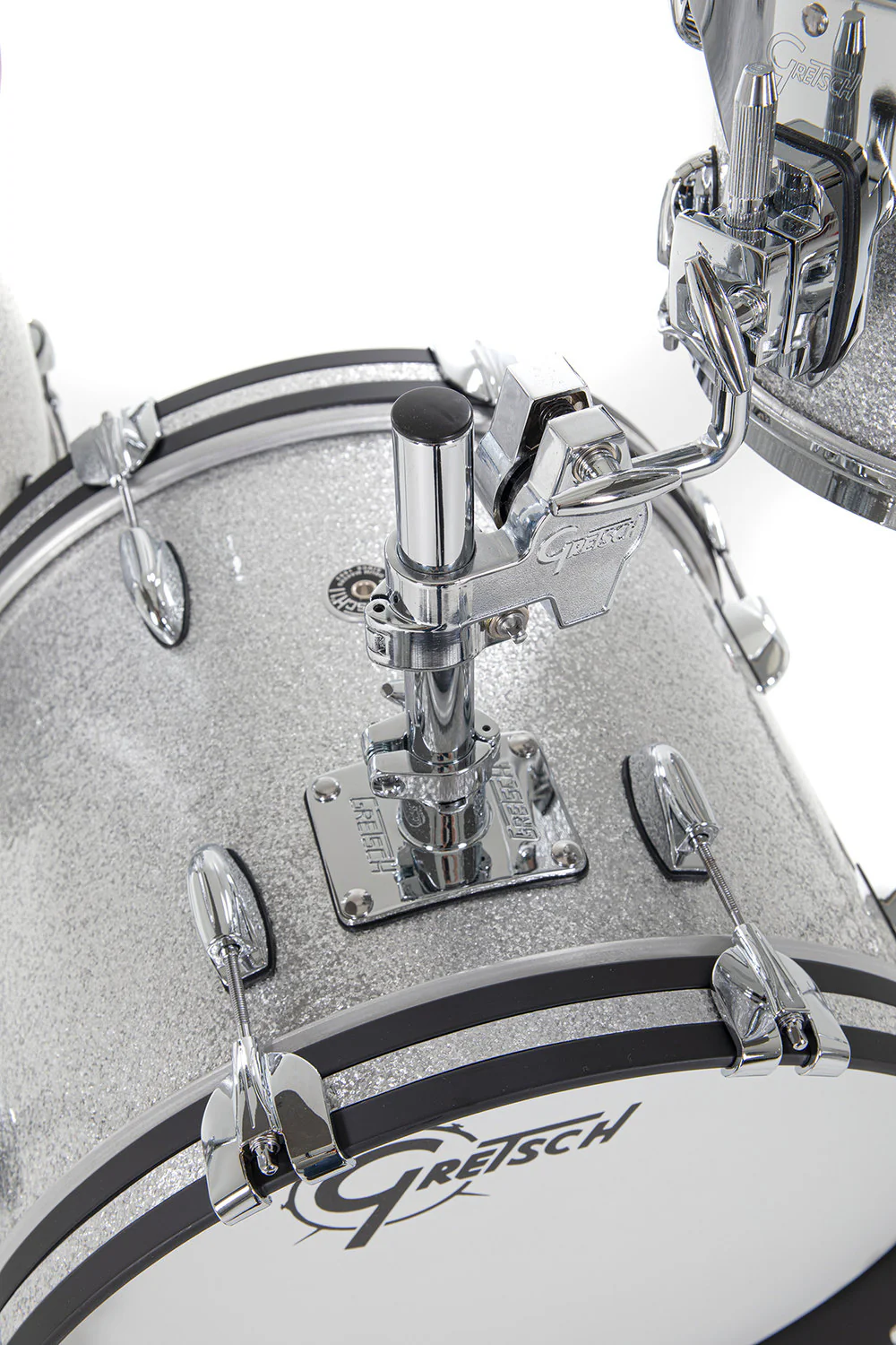 Gretsch USA Brooklyn 18" Jazz Bop Kit - Silver Sparkle - Image 2