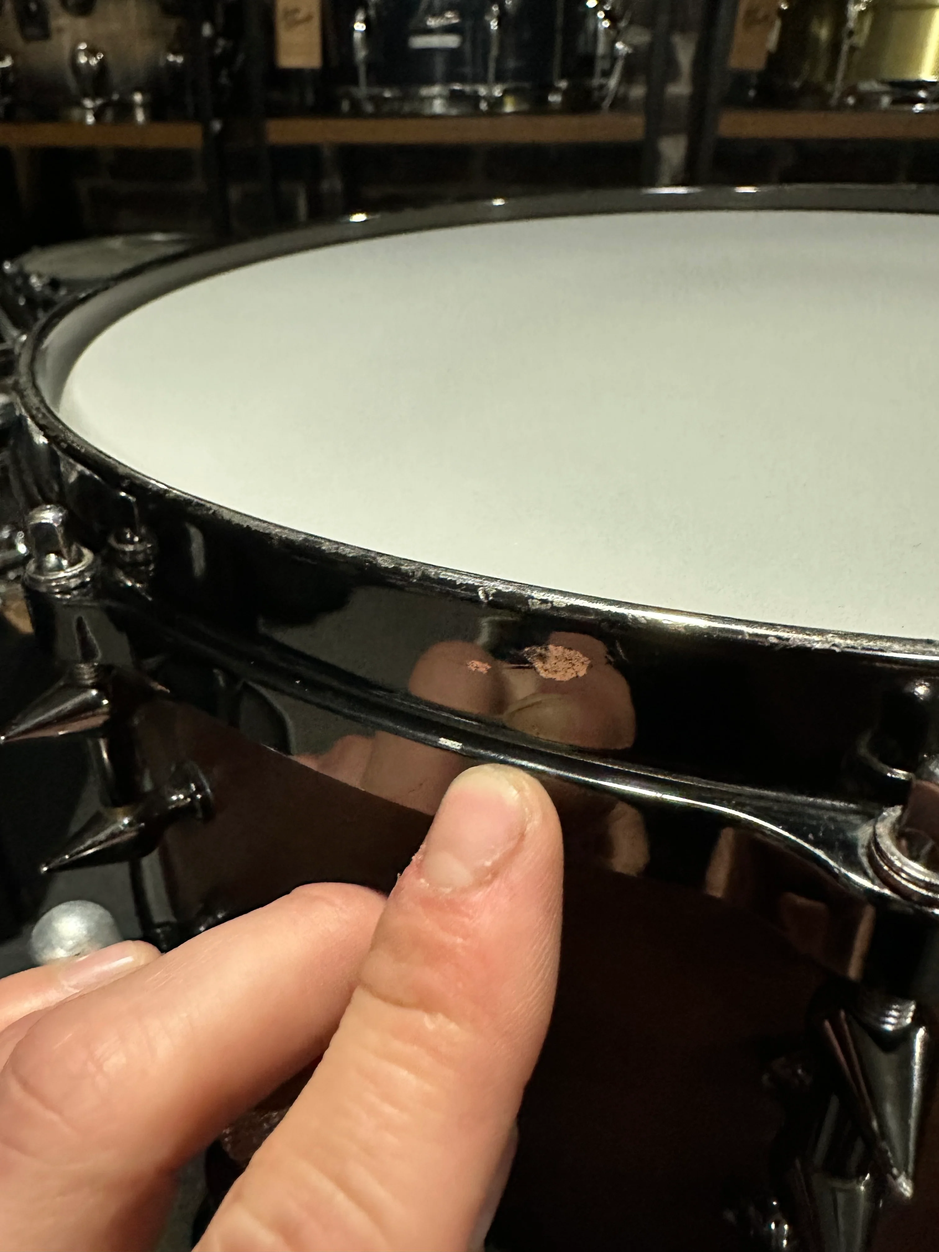 Guru 14" Steam Bent Walnut Snare Drum #964 - Image 9