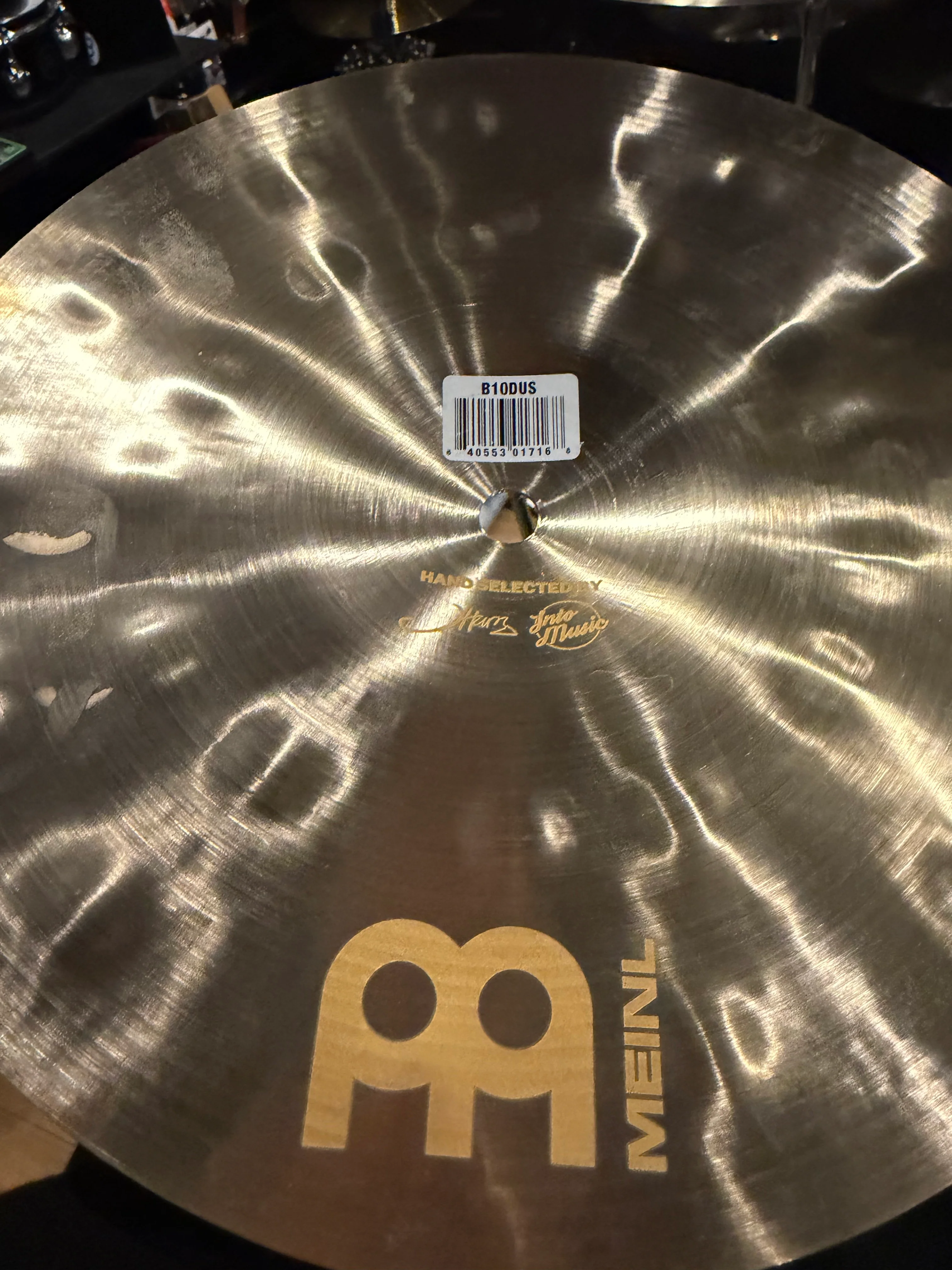 Hand Selected Meinl Byzance 10" Dual Splash Cymbal B10DUS - Image 2
