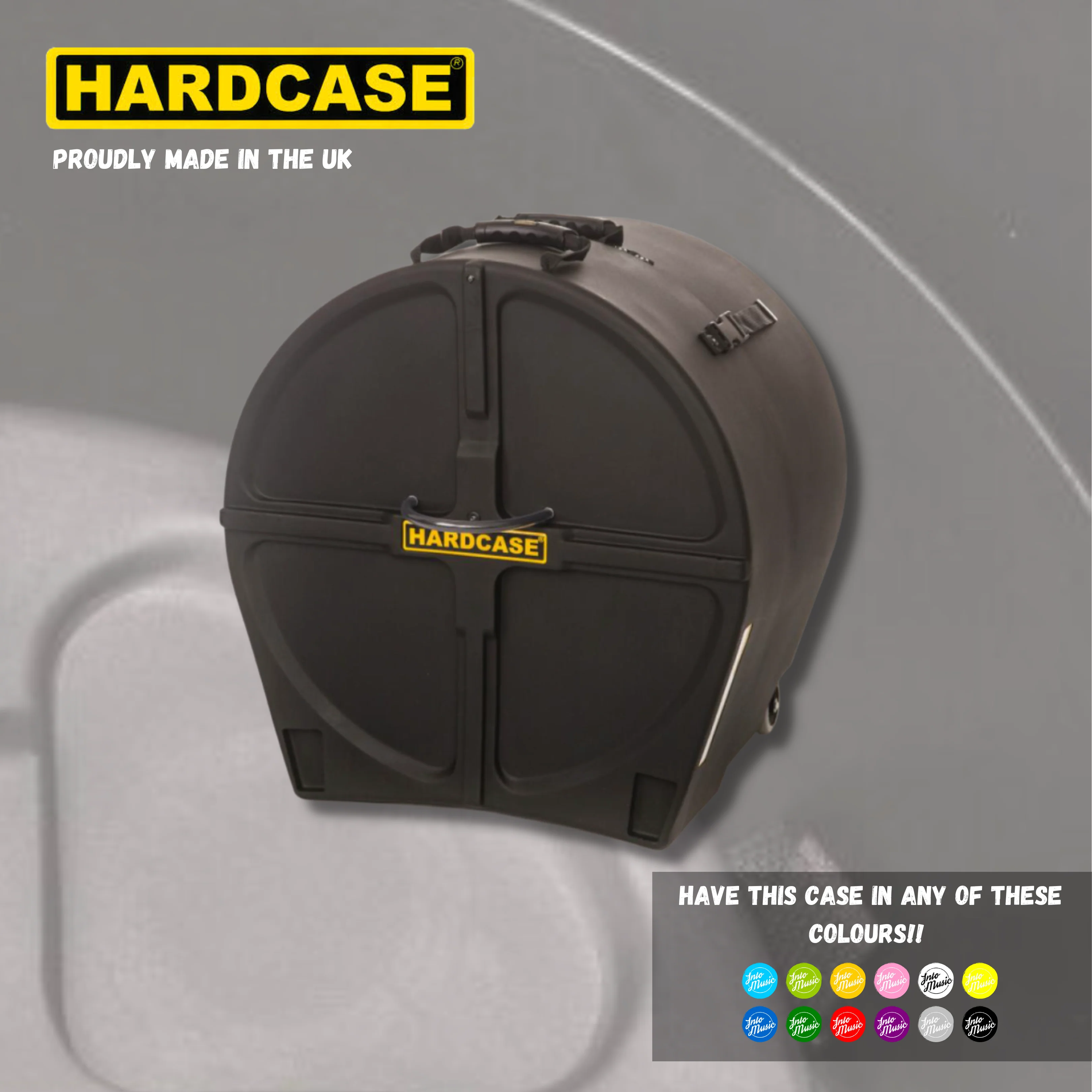 HARDCASE 20" Bass Drum Case With Wheels