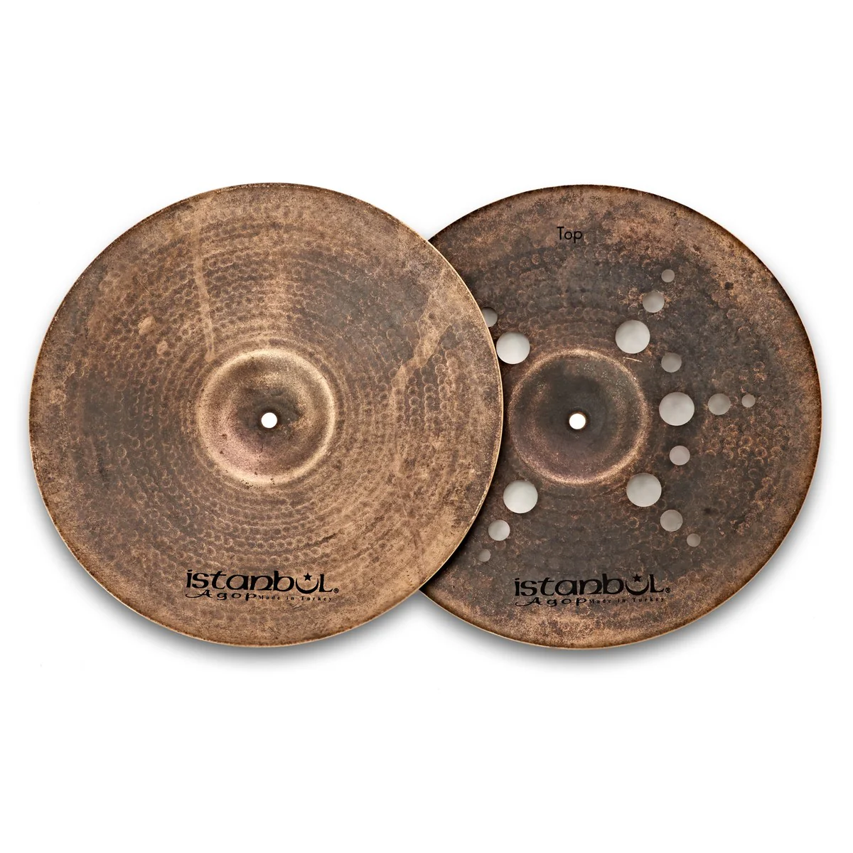 Istanbul Agop Xist Dark ION Hi-Hat Cymbals 15" - Image 3