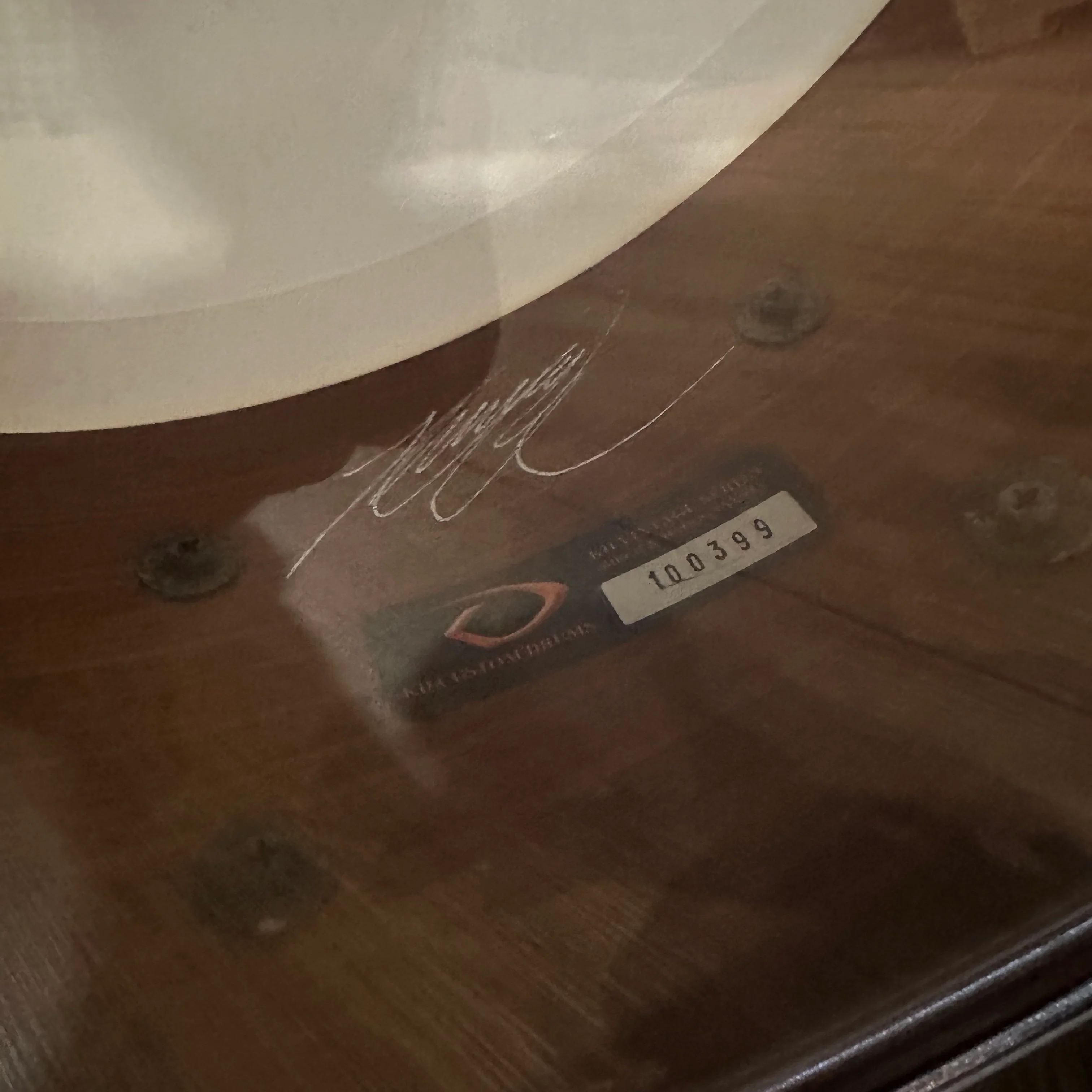 KD Custom Drums Vintage Series Birch/Mahogany 14x5.5" Snare Drum #1122 - Image 8