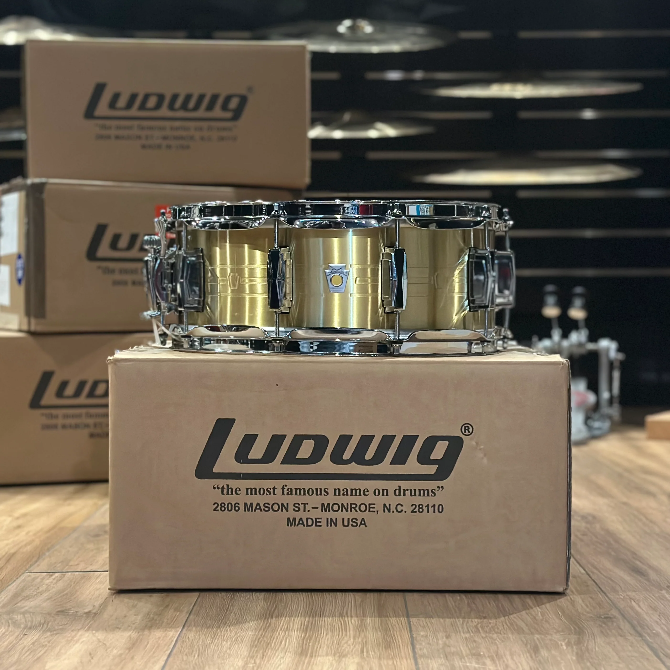 Ludwig 14x5.5” Heirloom Brass Snare Drum LTD Edition