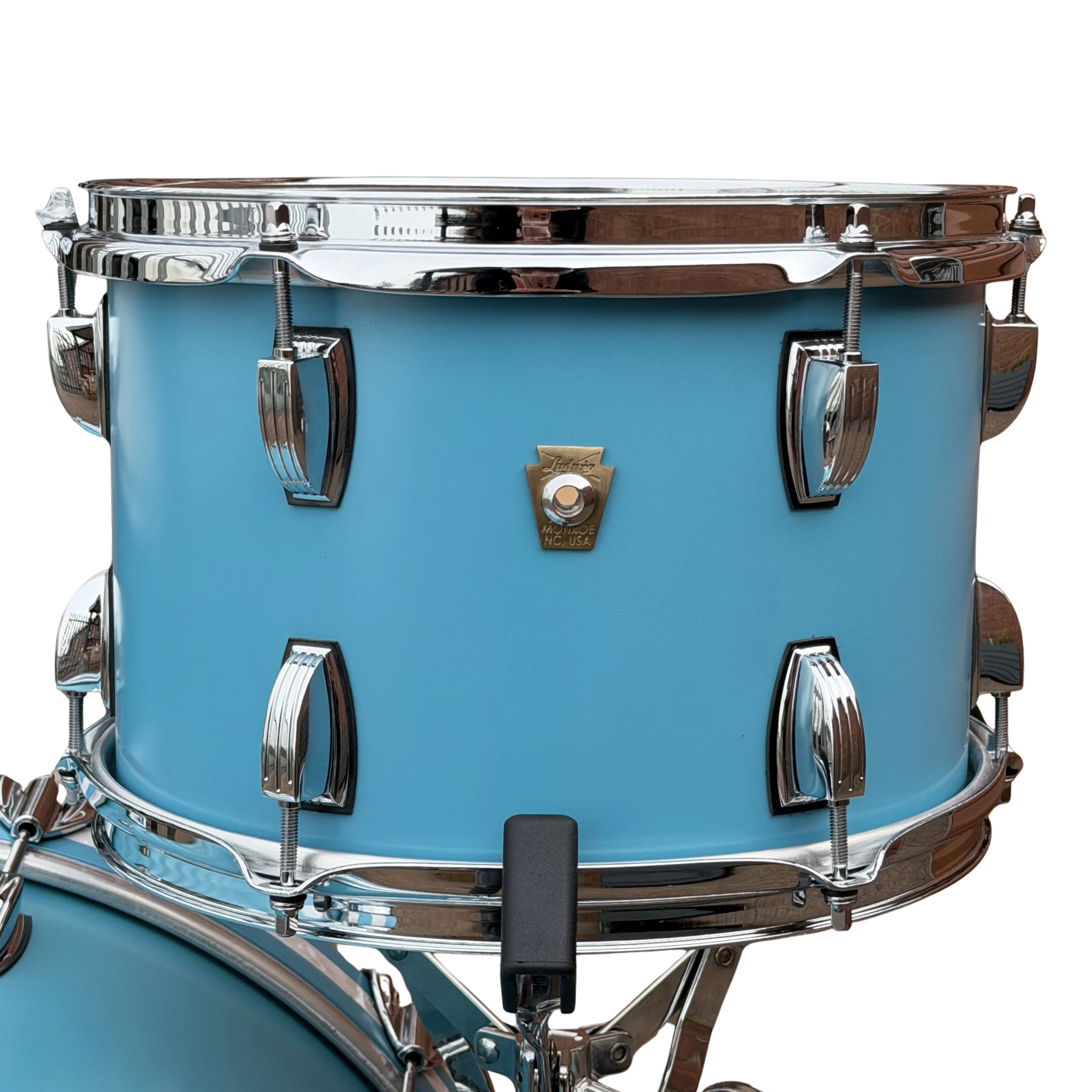 Ludwig Classic Maple Heritage Blue 22" Custom Shop Drum Kit - Image 3