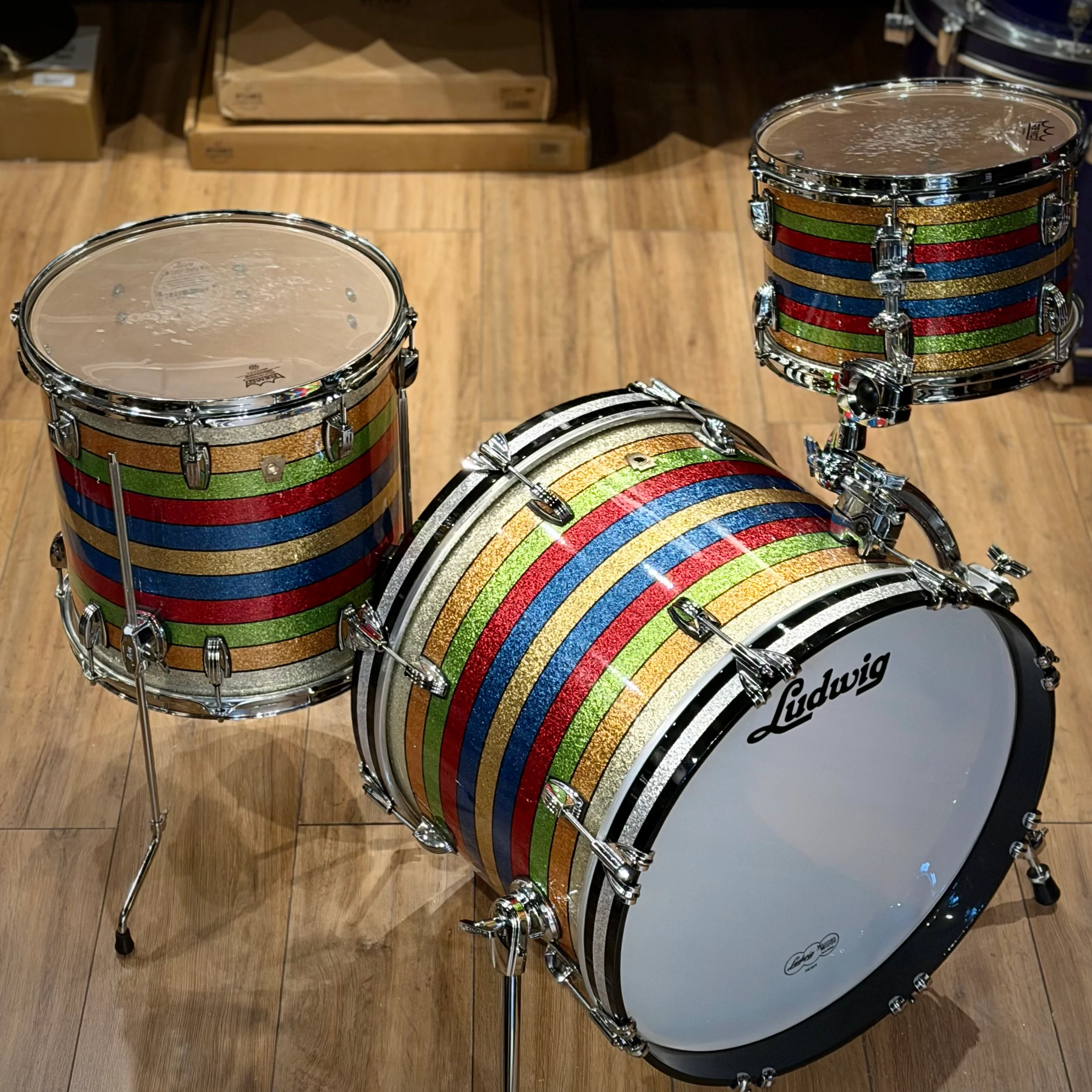 Ludwig Classic Maple Limited Edition Salesman 20” Drum Kit #1312 - Image 4