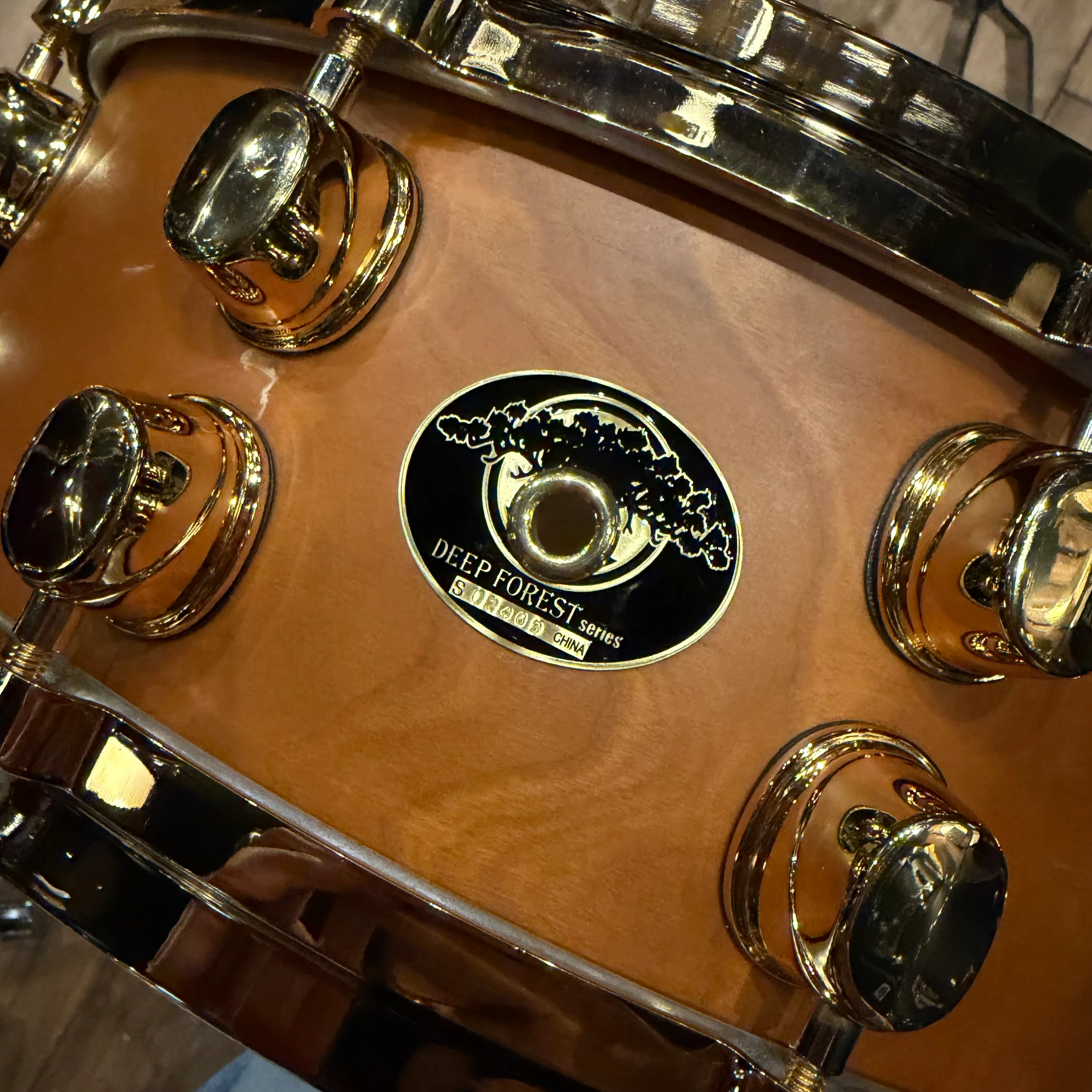 Mapex Black Panther 14x5.5" Deep Forest Snare Drum Limited Edition #1305 - Image 7