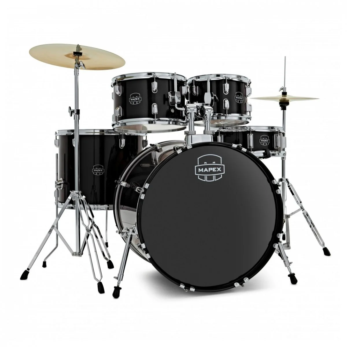 Mapex Comet Series Compact 20'' Fusion Drum Kit, Black