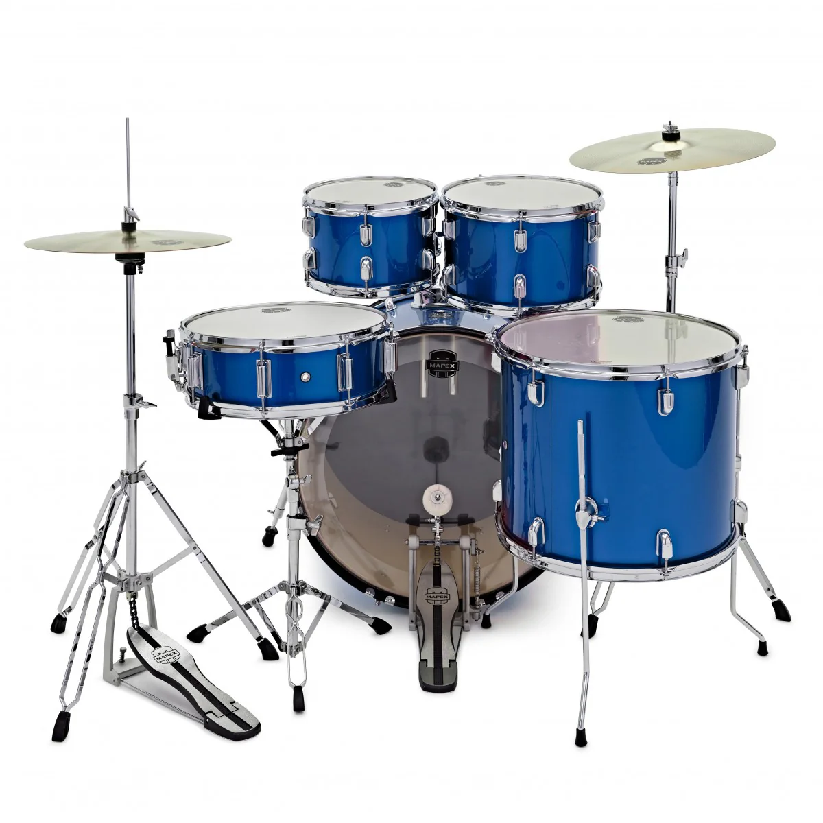 Mapex Comet Series Compact 20'' Fusion Drum Kit, Indigo Blue - Image 4