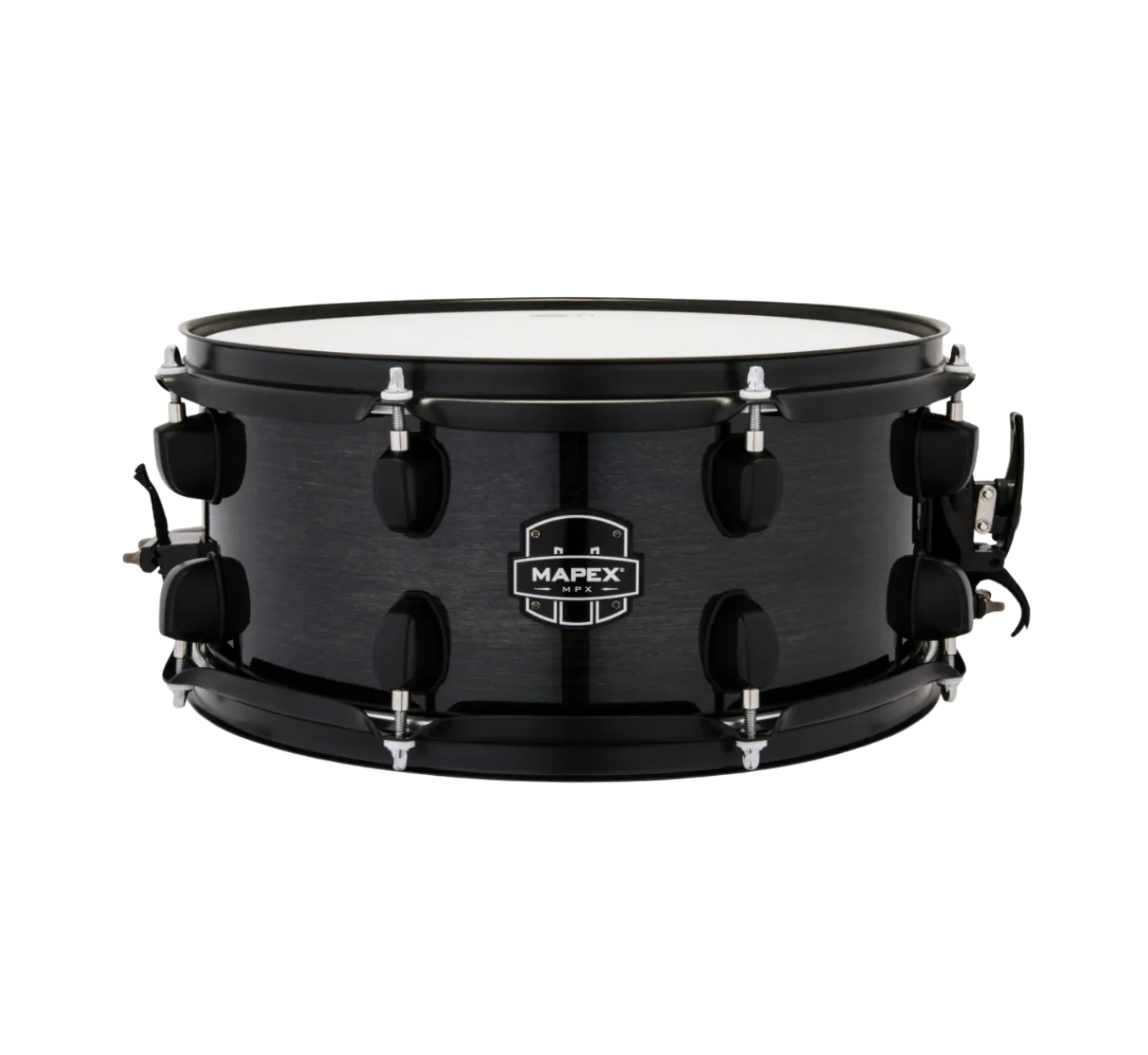 Mapex MPX Maple/Poplar Hybrid Shell Snare Drum Black 14x6.5"