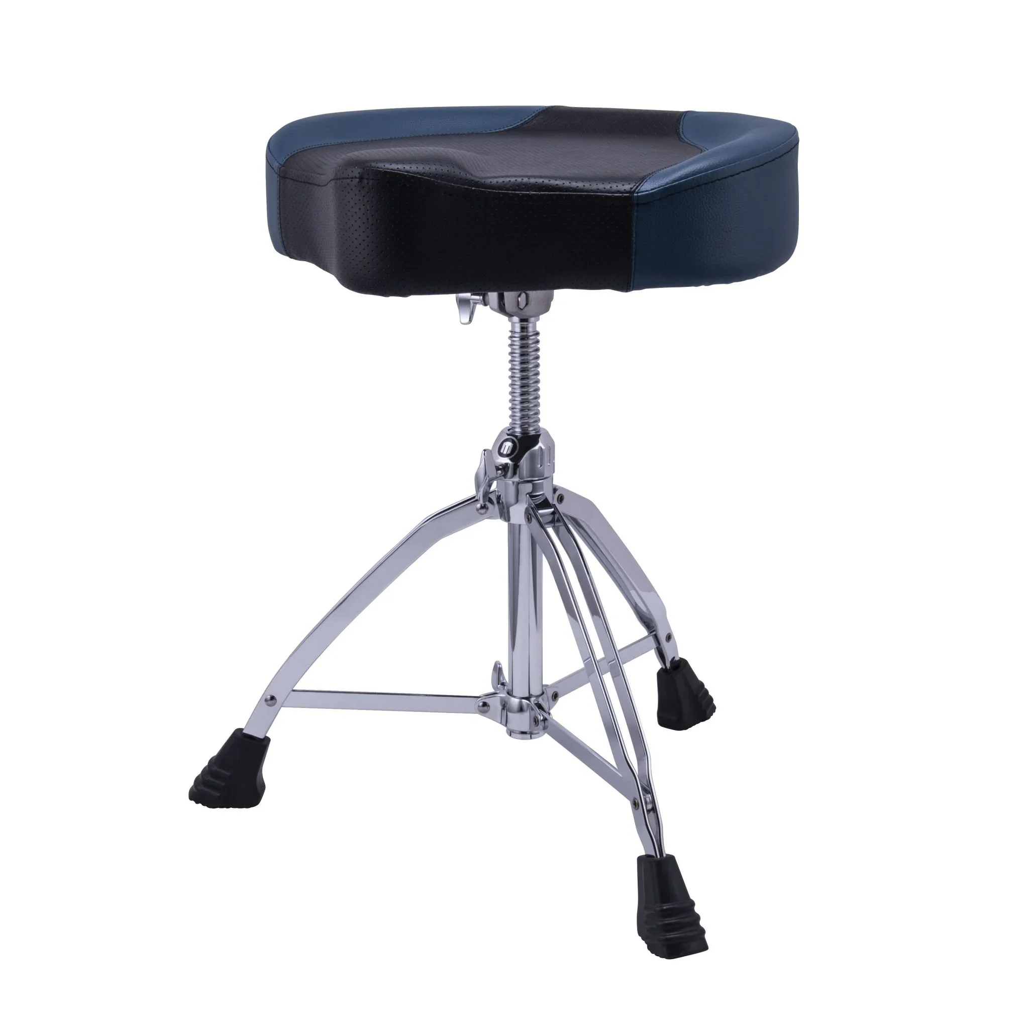 Mapex Saddle Top Breathable Drum Stool Throne Blue - T855 - Image 2