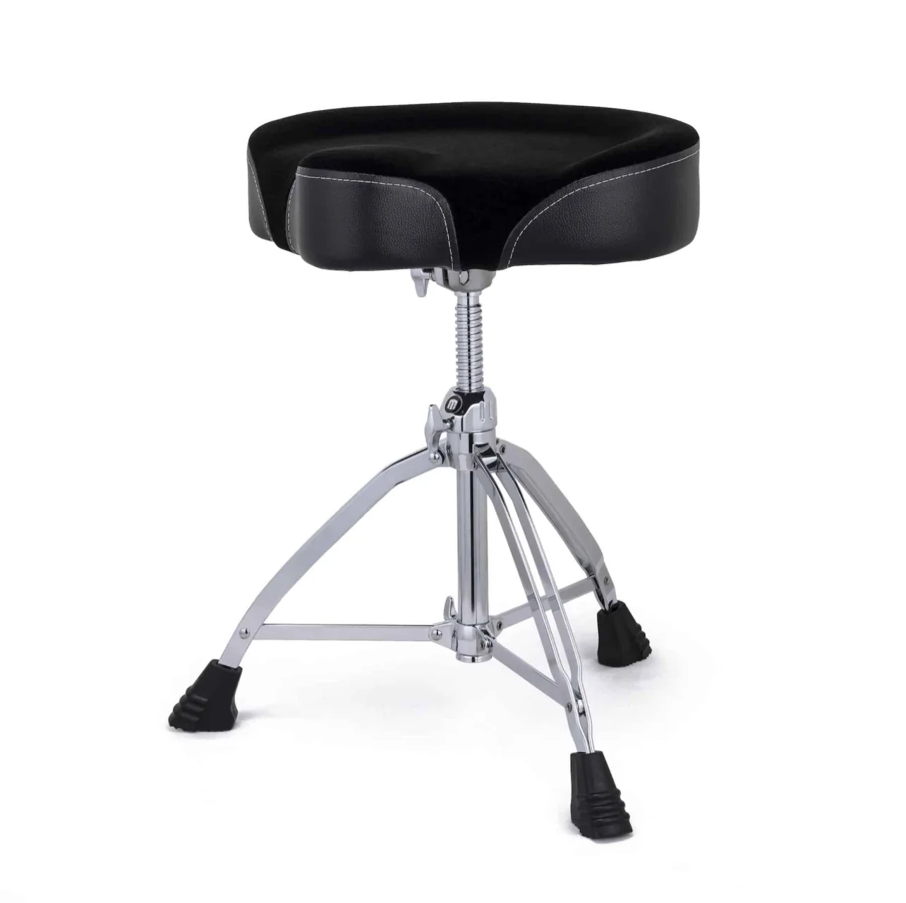 MAPEX T865 SADDLE TOP DOUBLE BRACED DRUM THRONE WITH BLACK CLOTH TOP