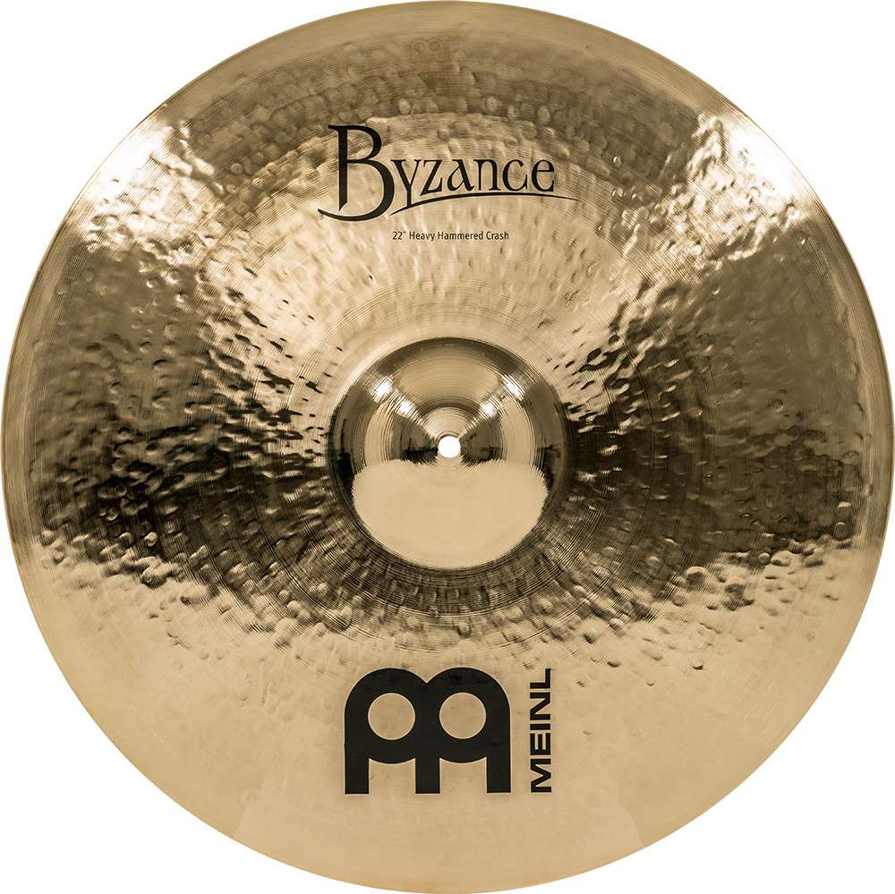 Meinl Byzance Brilliant 22" Heavy Hammered Crash Cymbal B22HHC-B