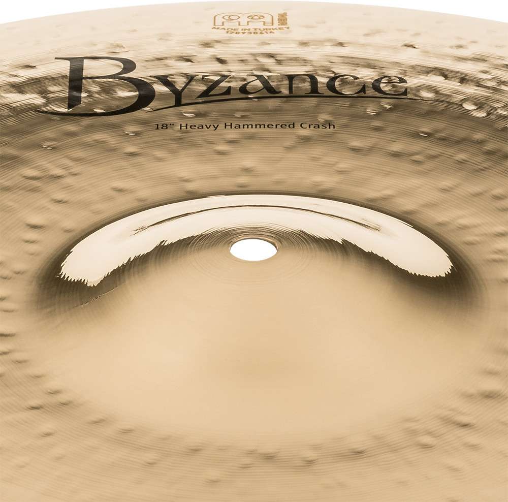 Meinl Byzance Brilliant 22" Heavy Hammered Crash Cymbal B22HHC-B - Image 3