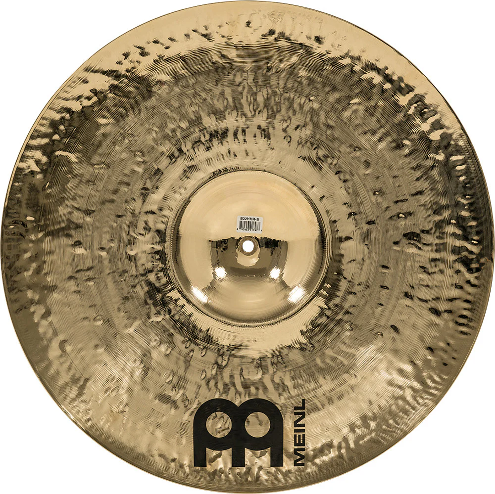 Meinl Byzance Brilliant 22" Heavy Hammered Ride Cymbal B22HHR-B - Image 3