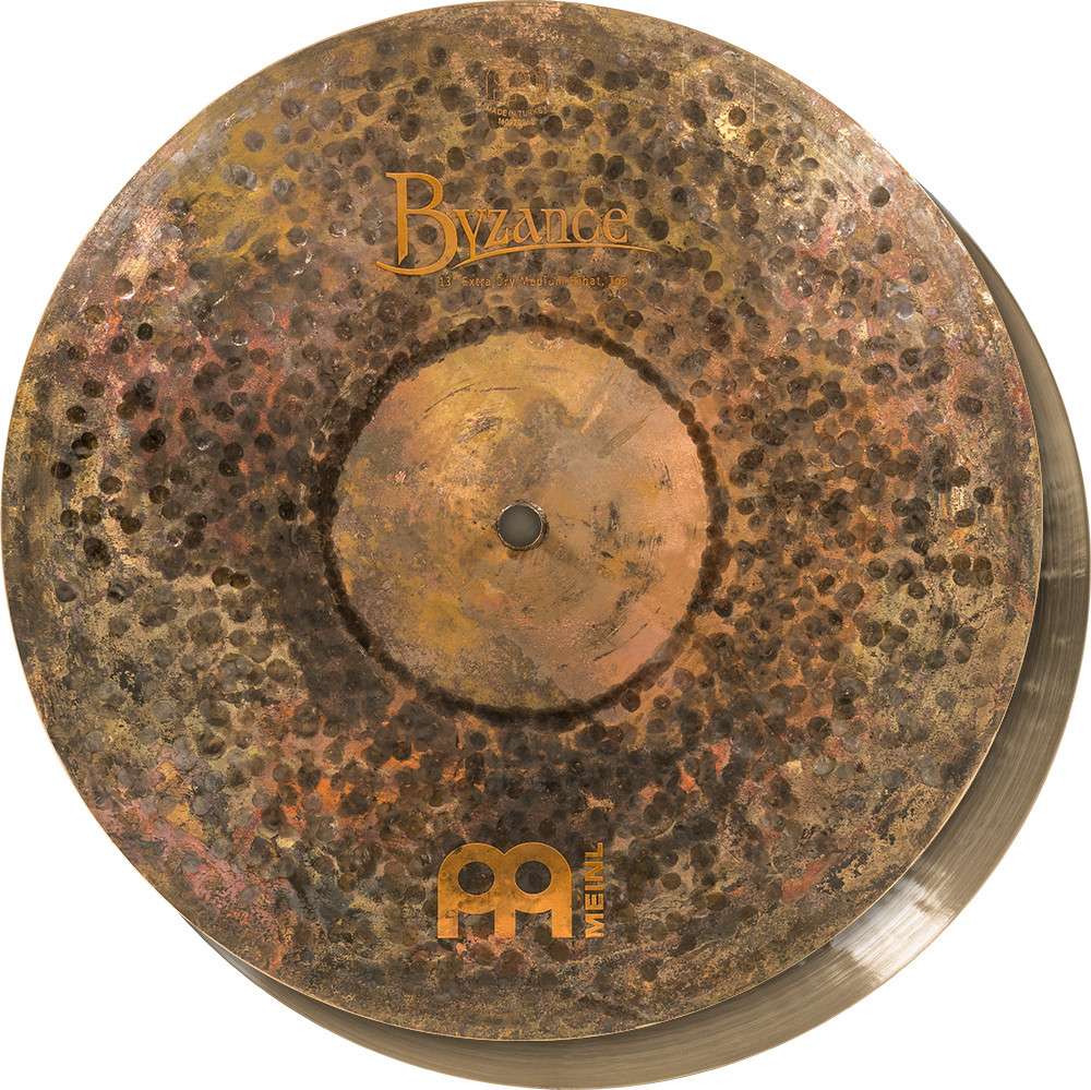 Meinl Byzance Extra Dry 13" Medium Hi Hat Cymbals B13EDMH