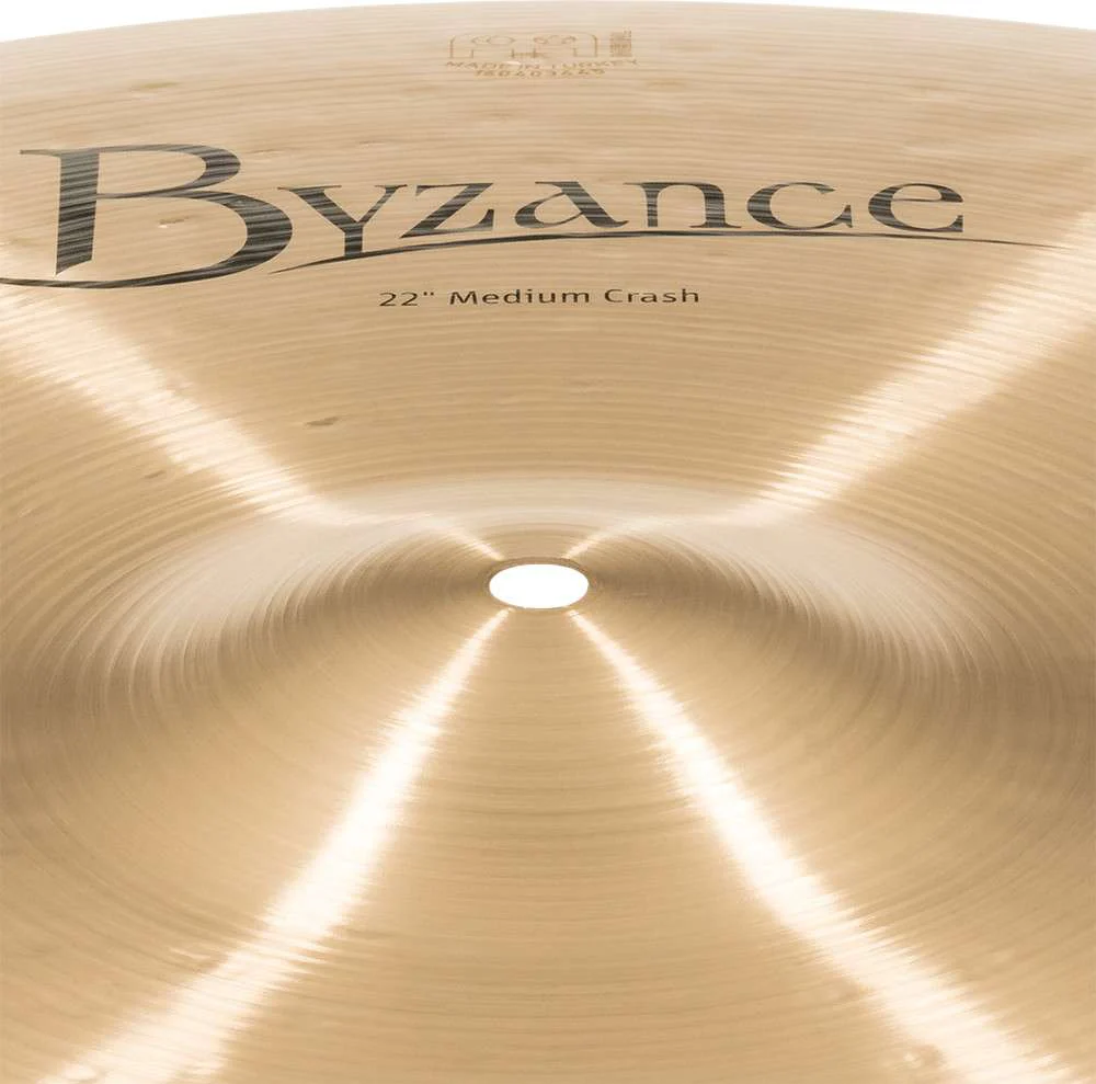 Meinl Byzance Traditional 22” Medium Crash Cymbal B22MC - Image 3