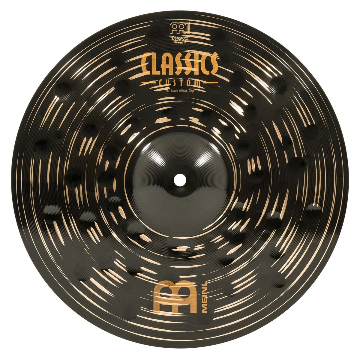Meinl Classics Custom Dark 14" Hi Hat Cymbals CC14DAH - Image 2