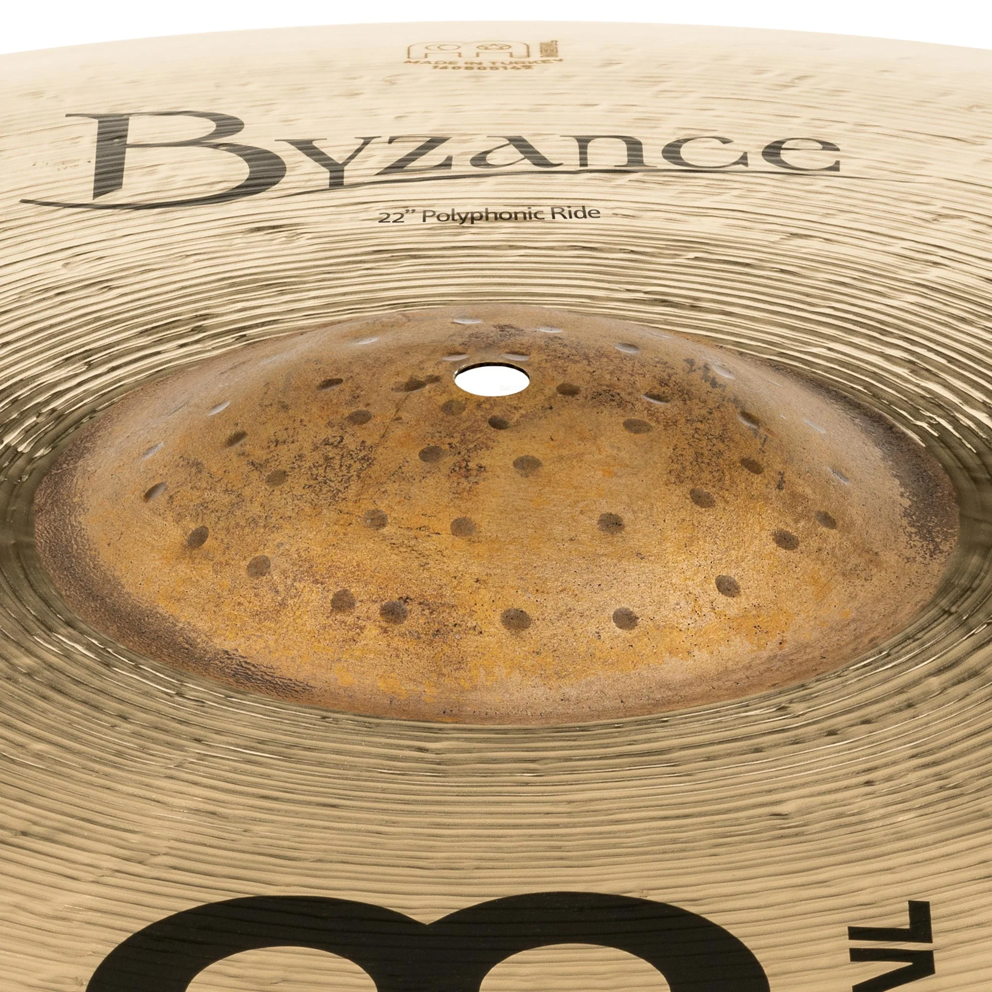 Meinl Cymbals 22" Byzance Brilliant Polyphonic Ride Cymbal *NEW* B22POR-B - Image 3