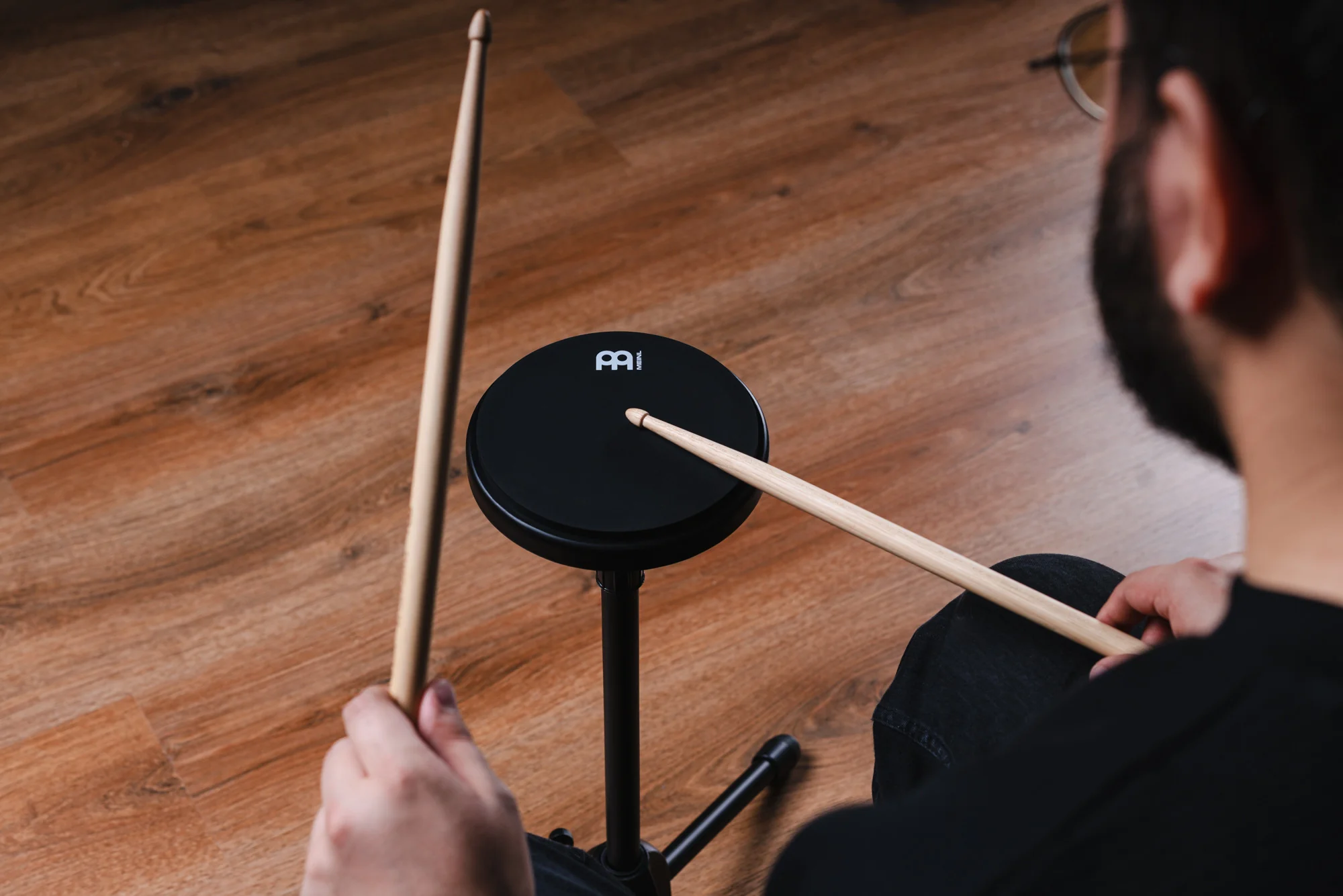 MEINL Cymbals 6" Practice Pad - Black MPP-6-BK - Image 4