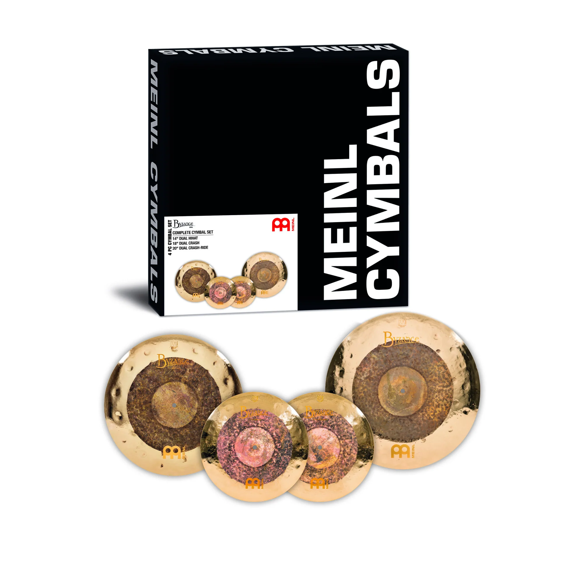 Meinl Cymbals Byzance Dual Complete Cymbal Pack Box Set