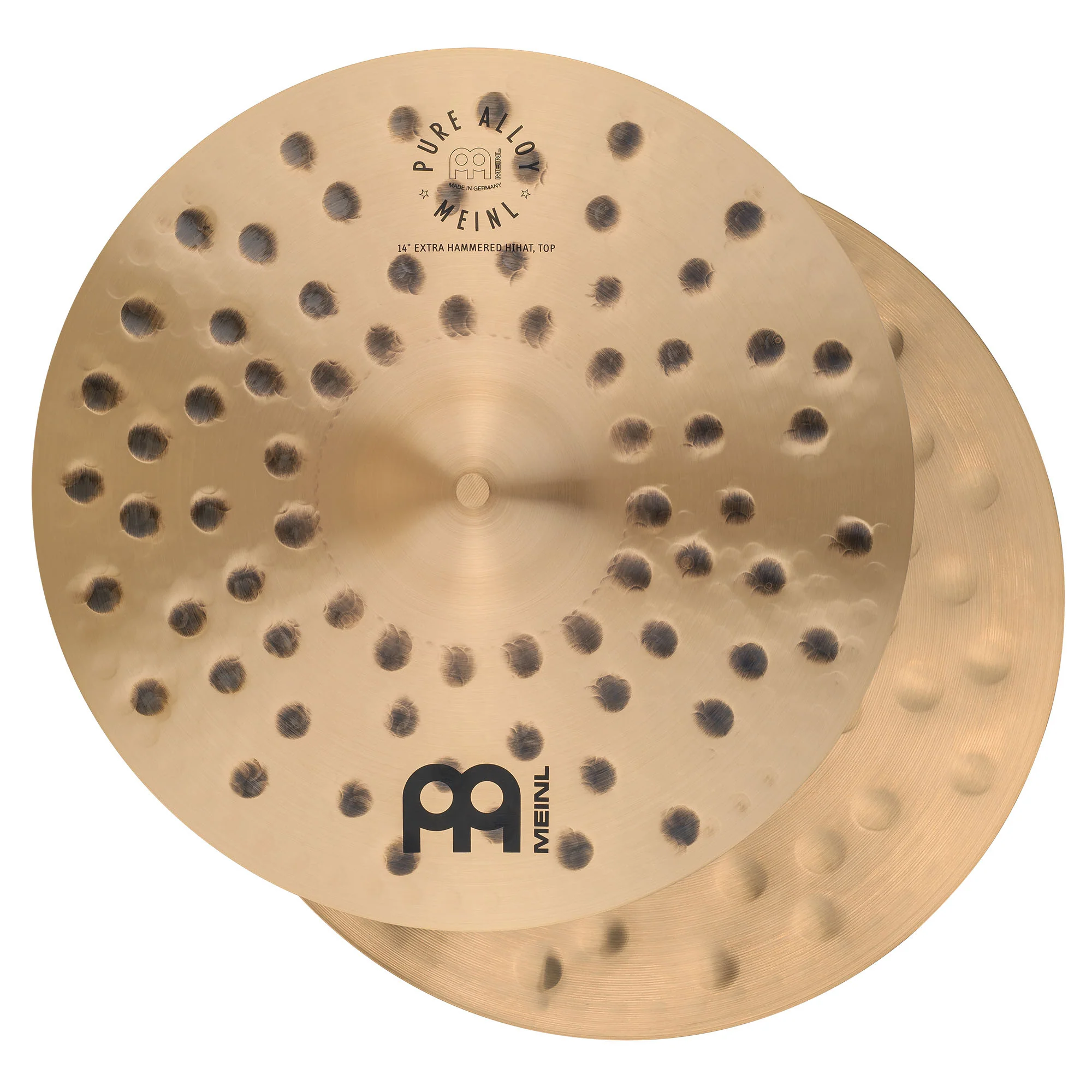 Meinl Cymbals Pure Alloy Extra Hammered Hi Hat - 14" PA14EHH