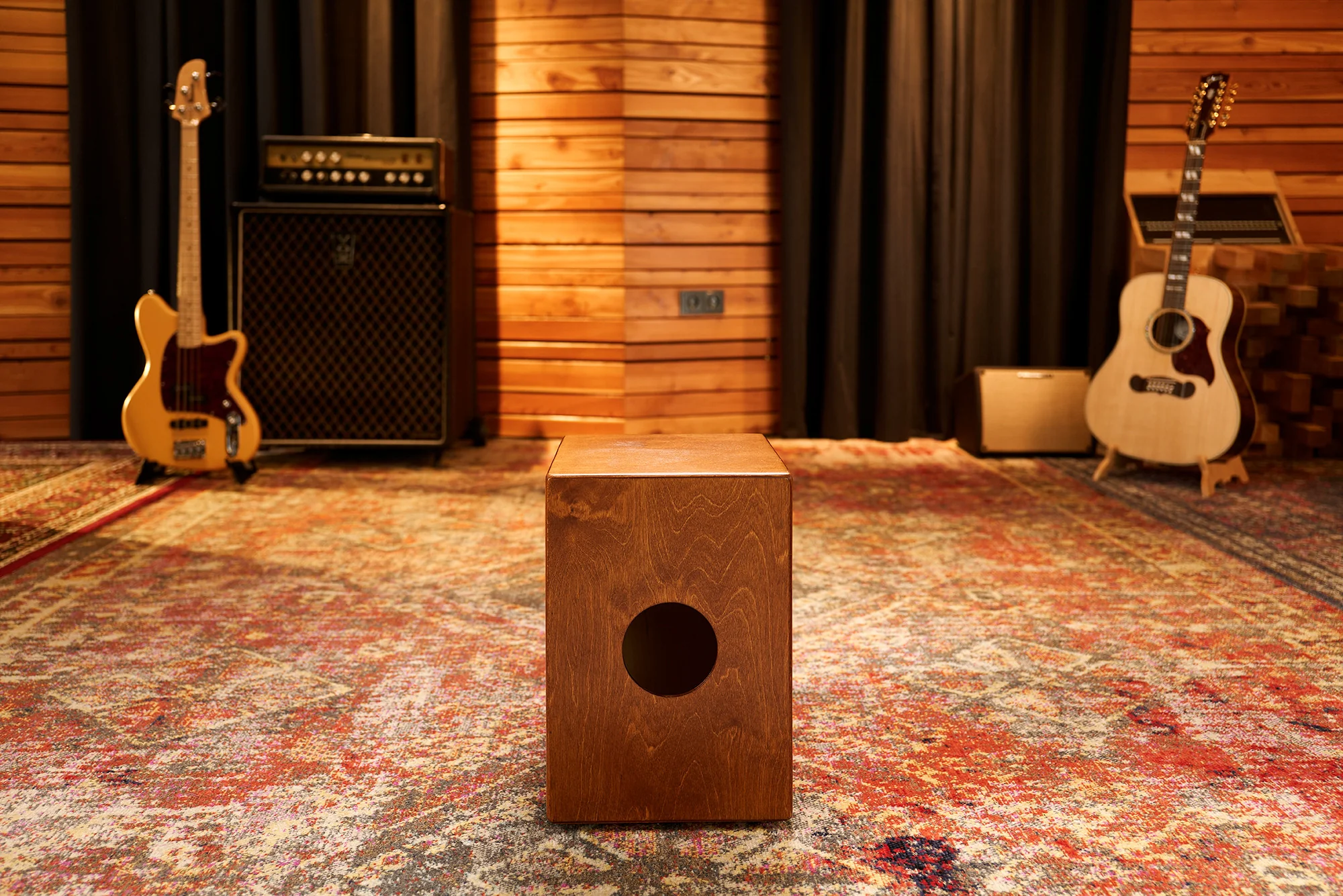 MEINL Percussion Jam Series Snare Cajon 50 - Baltic Birch/Almond Birch - Image 4