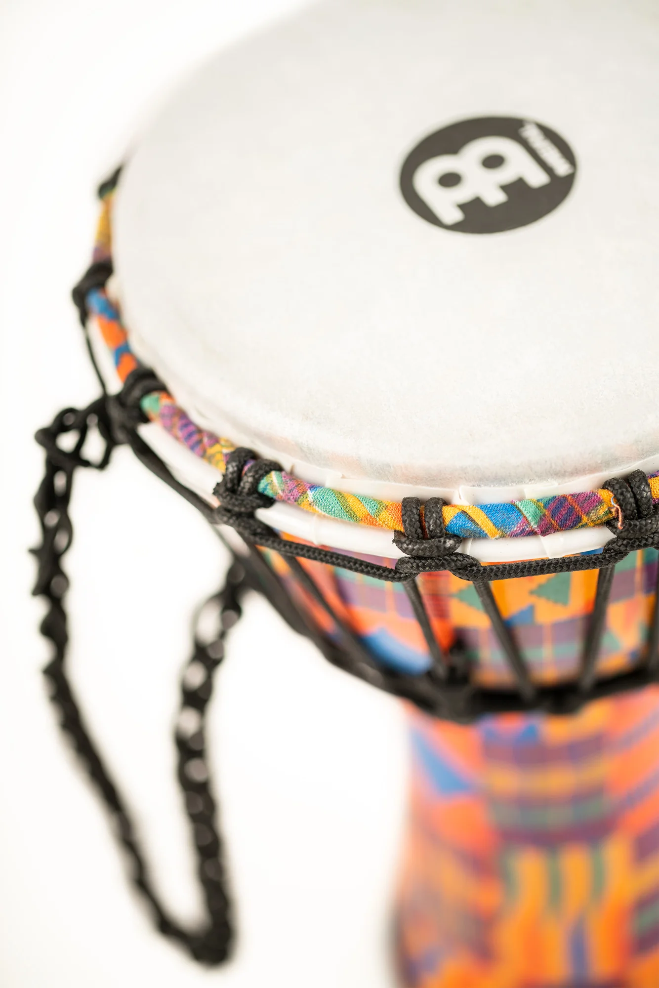 Meinl JR. Djembe 7" Kenyan Quilt Finish JRD-KQ - Image 3