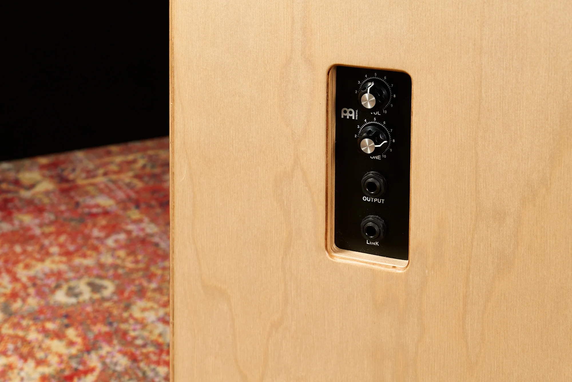 MEINL Percussion Artisan Edition Pickup Cajon Soleá Line - Dark Olive Burst - Image 4