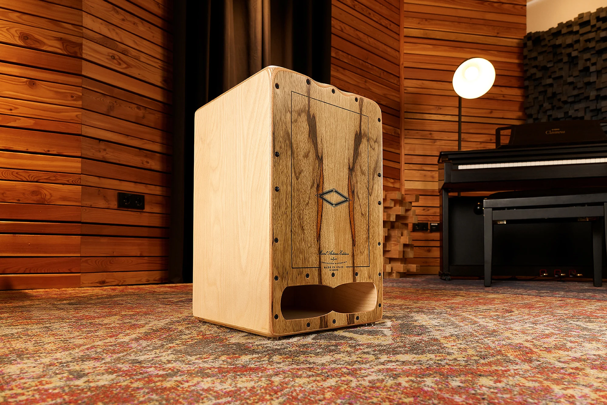 MEINL Percussion Artisan Edition Series String Cajon Cantina Line - Limba - Image 2