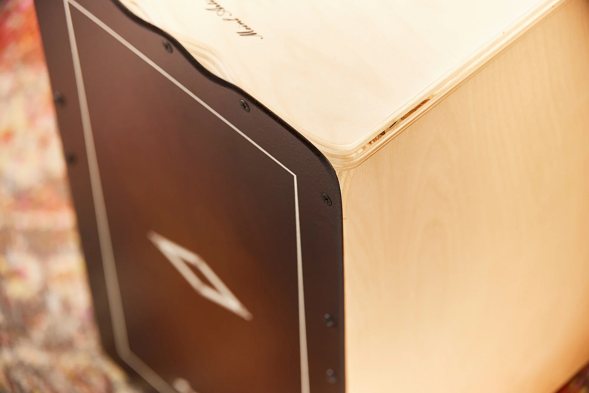 MEINL Percussion Artisan Edition Series String Cajon Soleá Line - Espresso Burst - Image 3