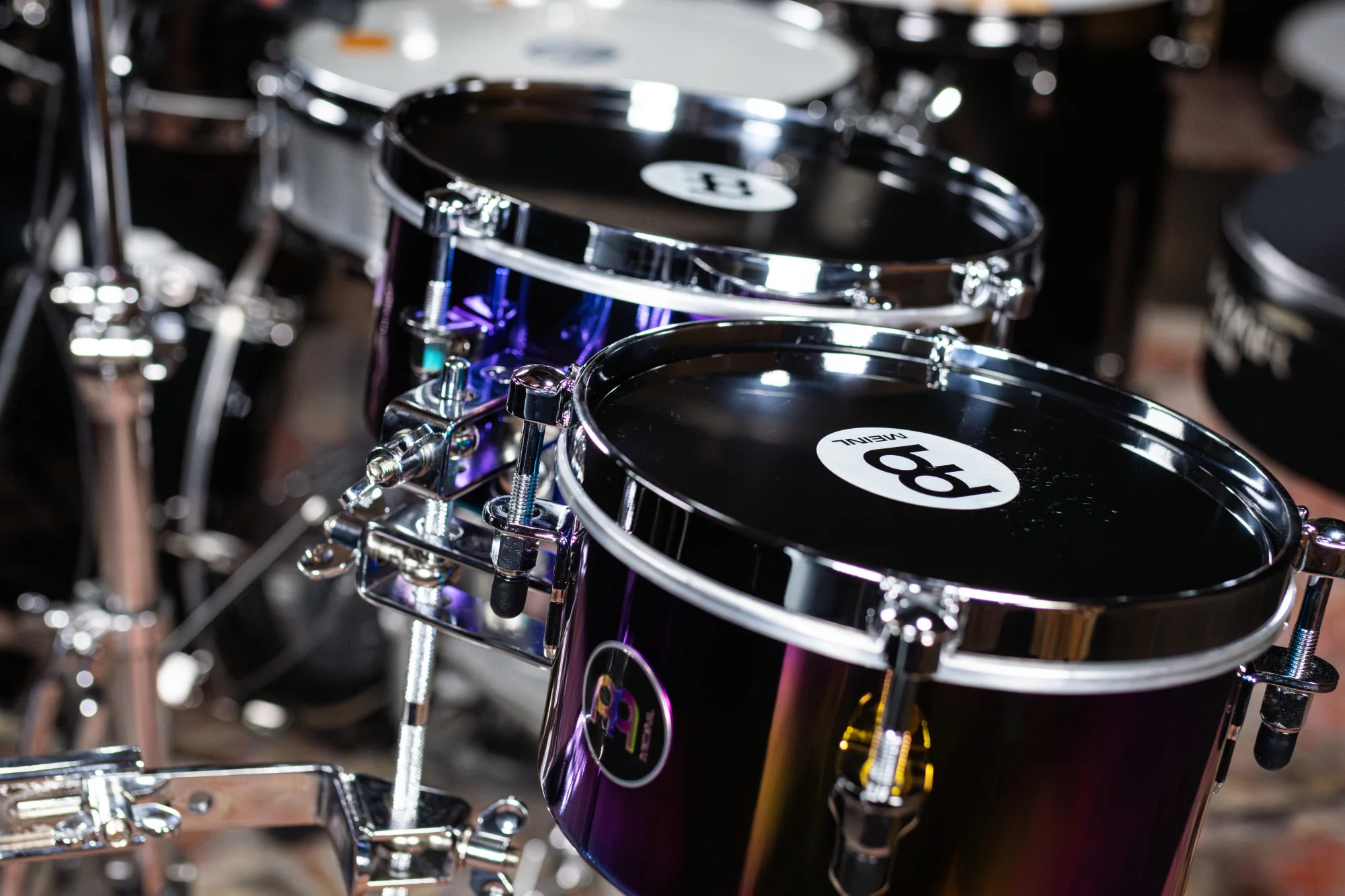 MEINL Percussion Spectrum Series Drummer Mini Timbales 8" + 10" - Image 2