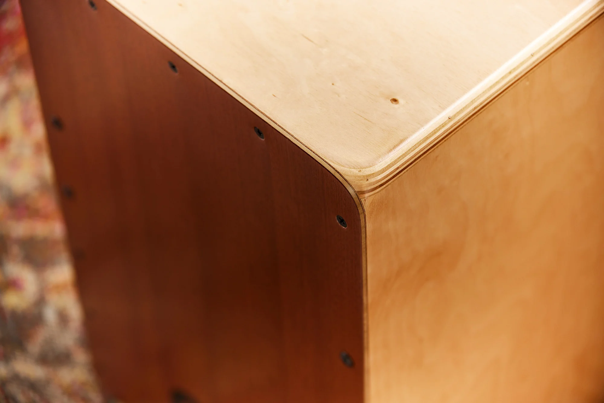 MEINL Percussion Woodcraft Professional Series String Cajon - Mahogany - Image 4