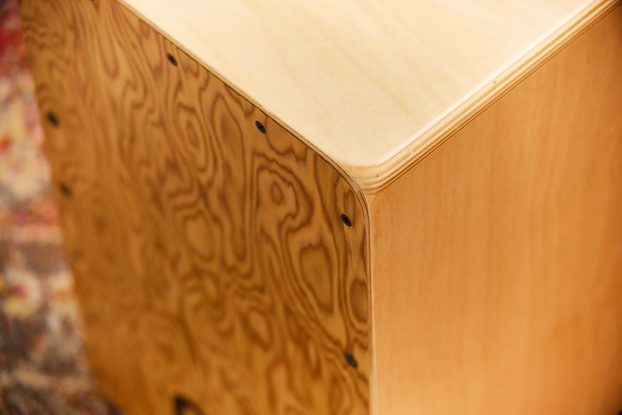 MEINL Percussion Woodcraft Professional Series String Cajon - Makah Burl - Image 4